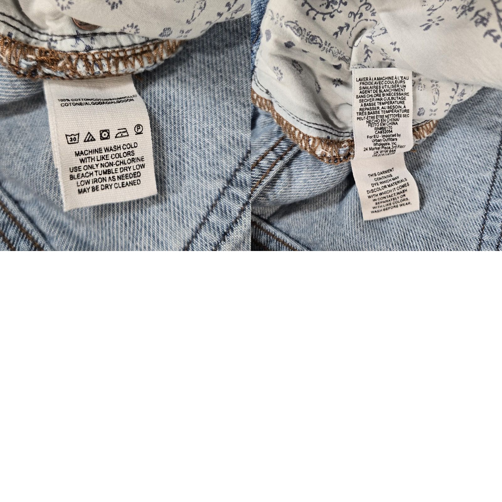 Vintage We The Free Jeans Womens 31 Light Wash High Rise Distressed Button Fly Jeans Size 24" / US 00 / IT 34 - 9 Thumbnail