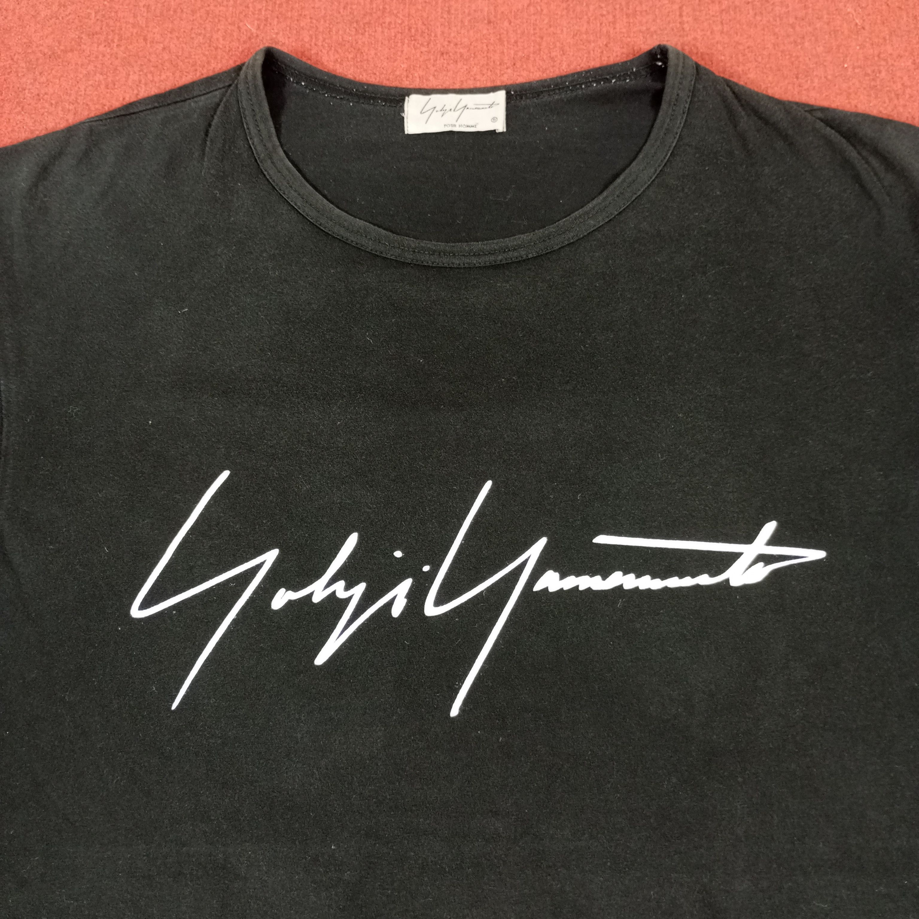 Designer × Vintage × Yohji Yamamoto Yohji Yamamoto Japan Designer Fashion Brand Custom Art Tees Size US XL / EU 56 / 4 - 2 Thumbnail