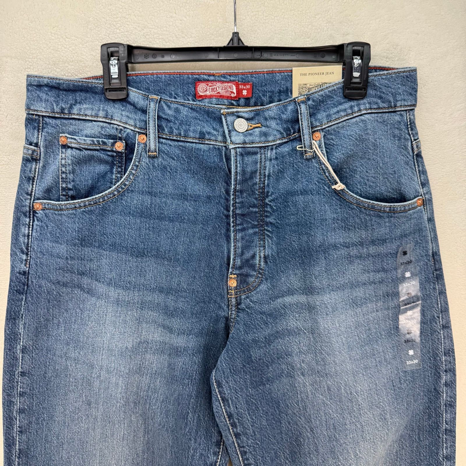 Lucky Brand LUCKY BRAND X GOLD RUSH SERIES RARE 33X30 MENS TAPER JEANS Size US 33 - 4 Thumbnail