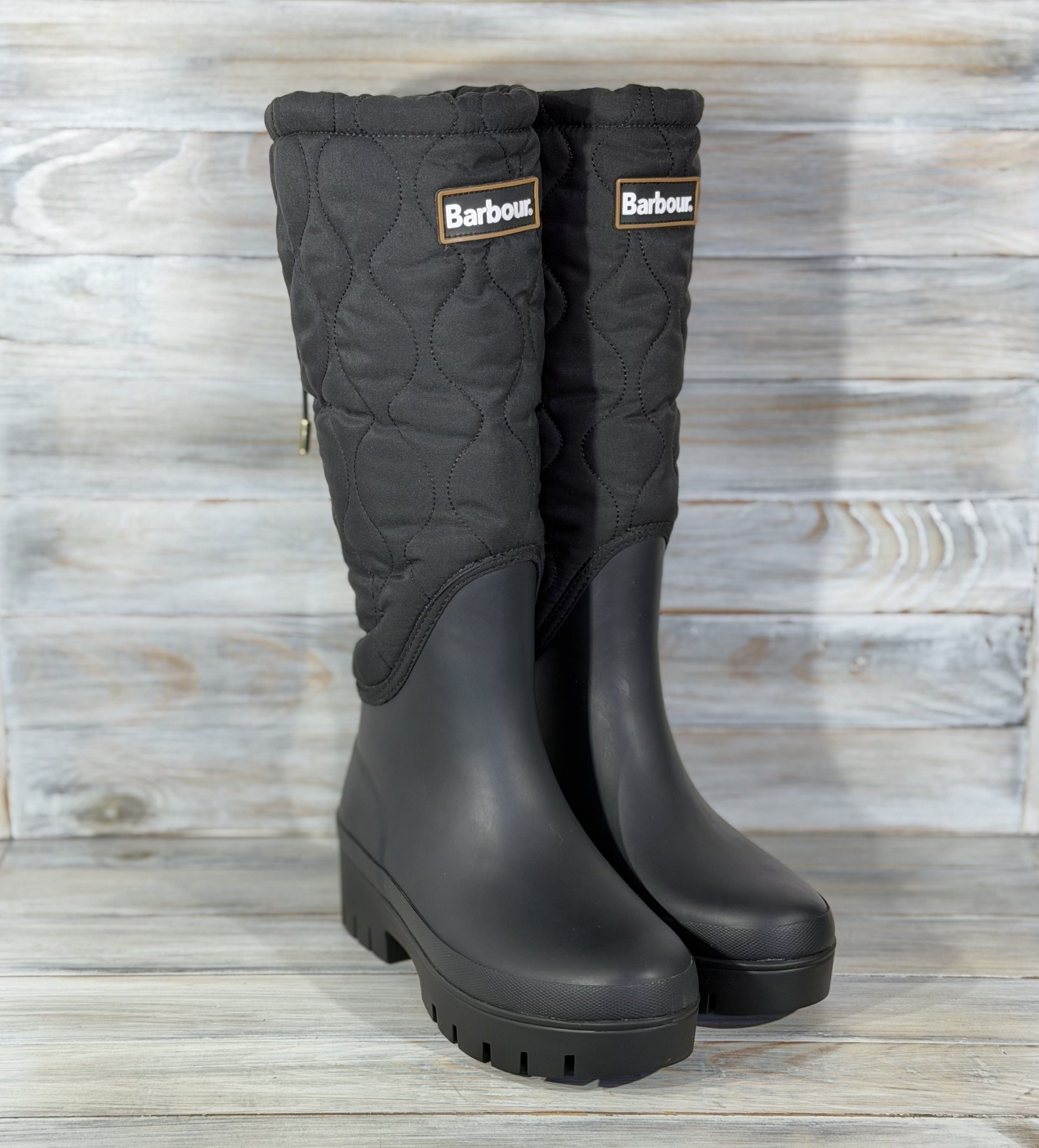 Barbour BARBOUR Marnie High Quilted Wellington Boots British Style Size US 7 / IT 37 - 17 Thumbnail