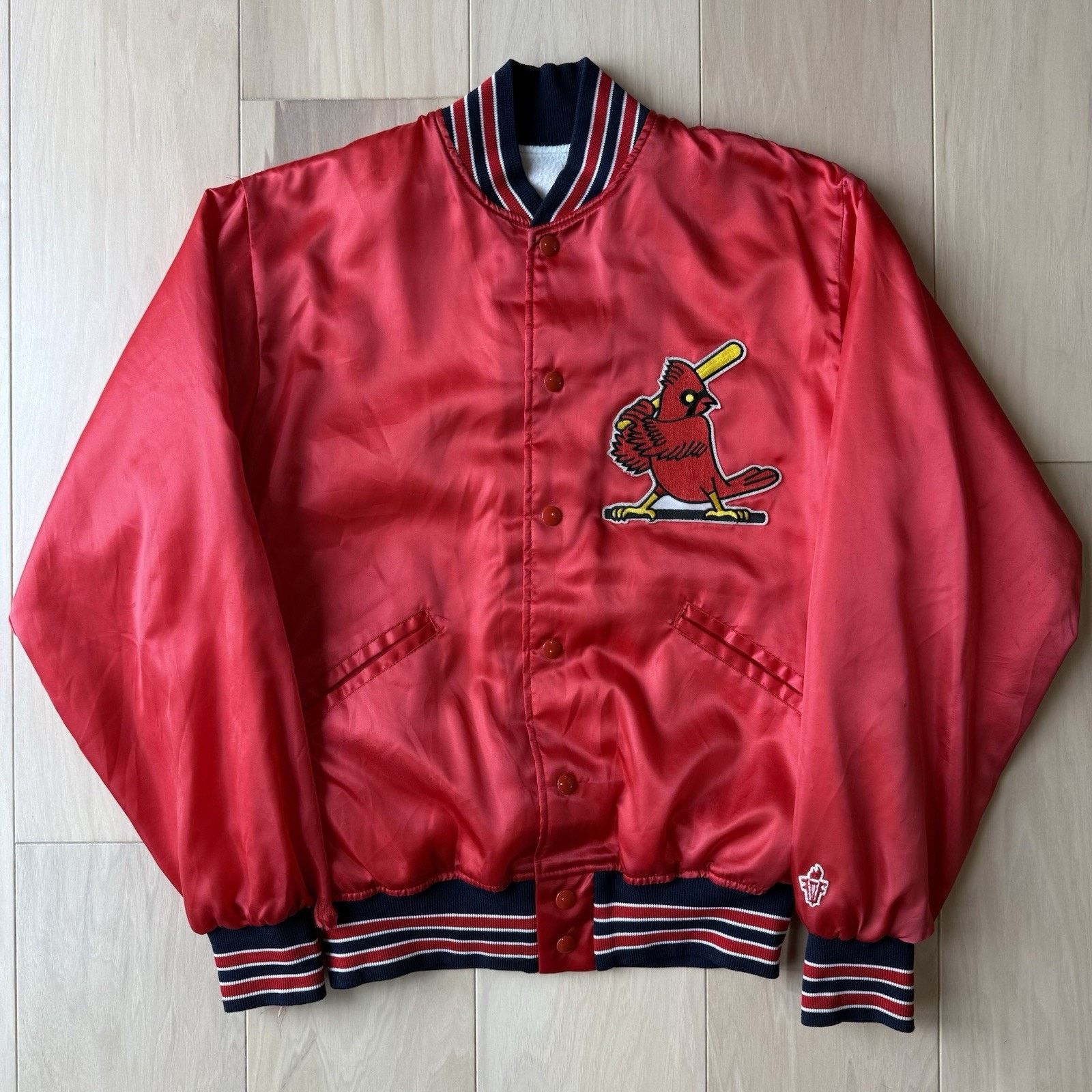 Vintage Vintage St Louis Cardinals Jacket M Red 80s MLB Felco Size US M / EU 48-50 / 2 - 2 Thumbnail
