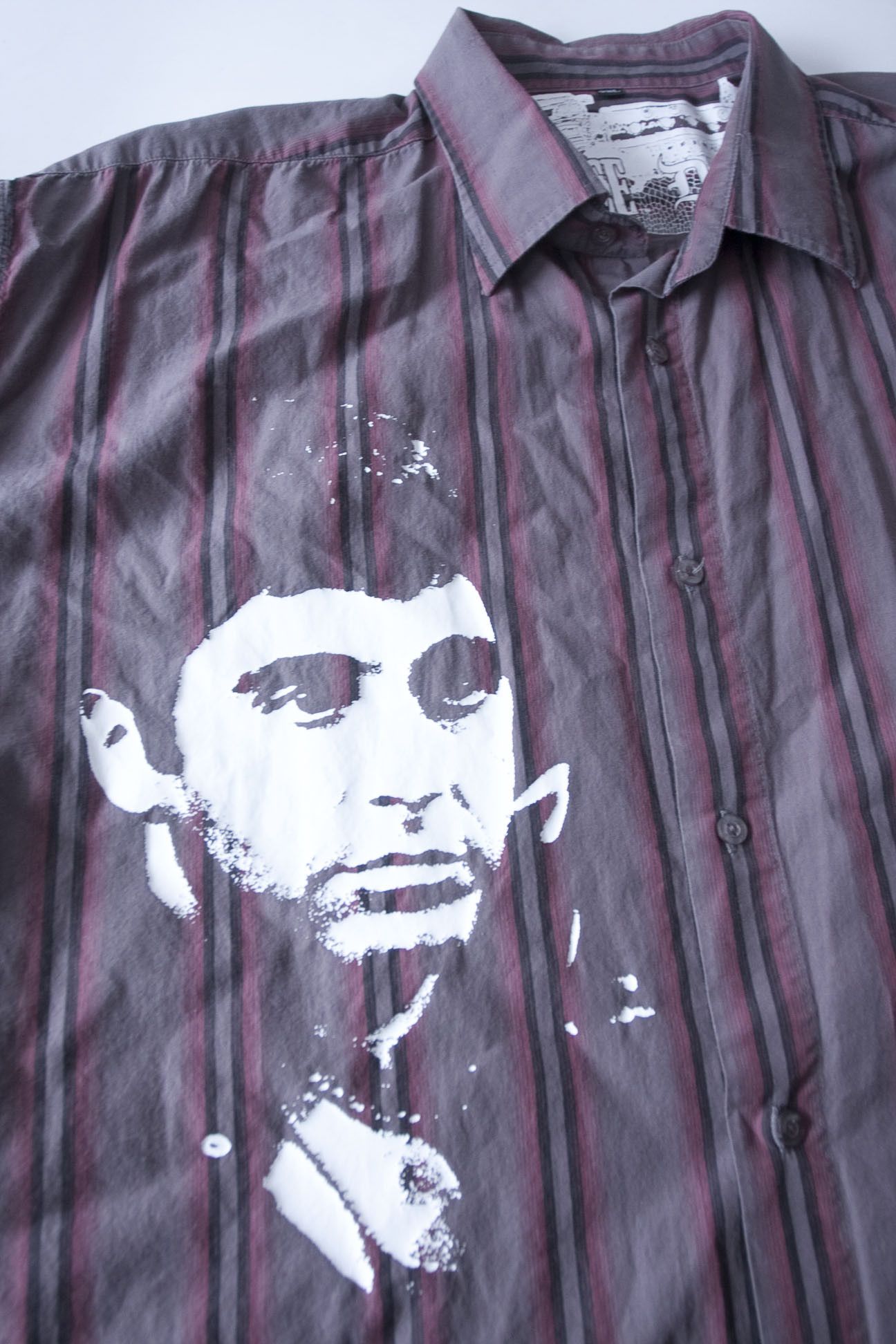 Scarface x Dragonfly Button up Shirt Short Sleeve Size 2XL