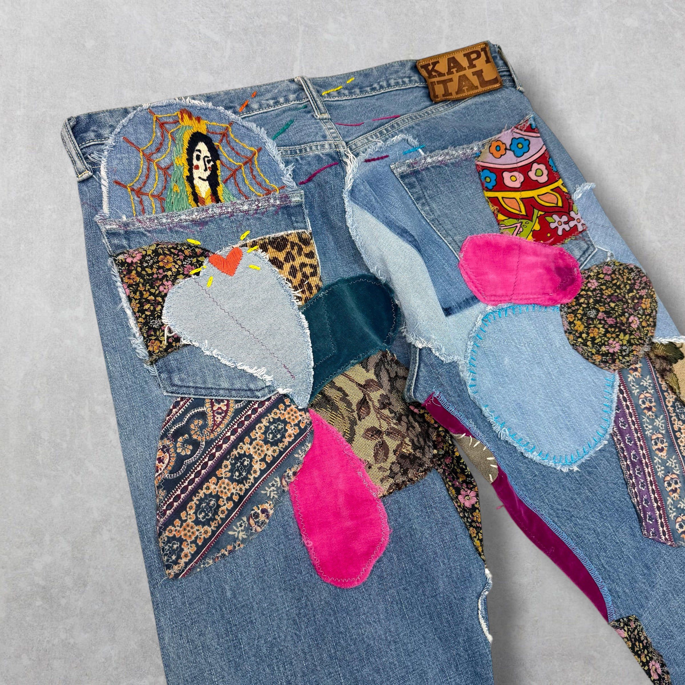 Kapital Kapital 14oz Crazy El Paso 5P Patch Jeans 36 Size US 36 / EU 52 - 5 Thumbnail