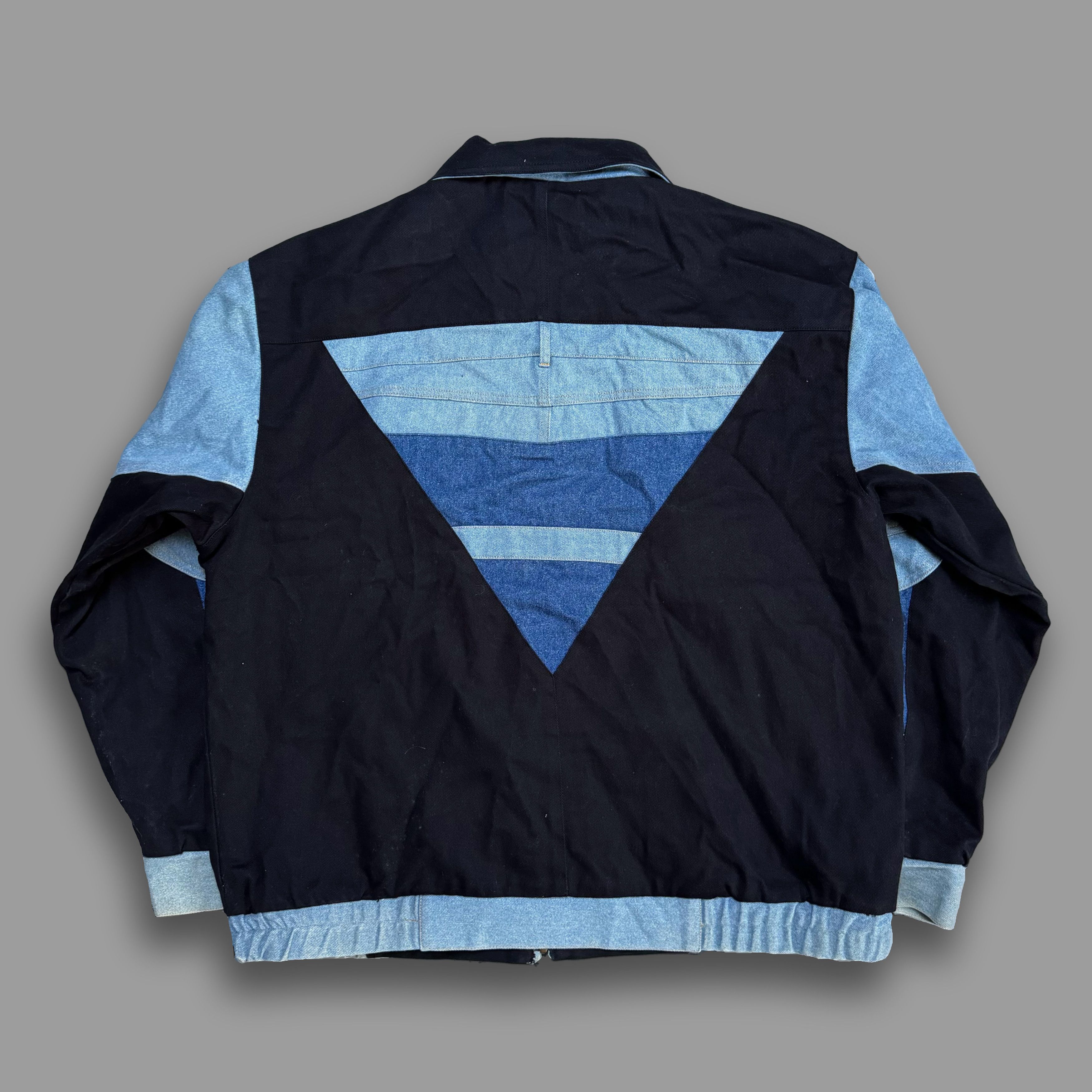 Handmade × Japanese Brand × Vintage VINTAGE 90S REWORKED DENIM JACKET WEST GERMANY RETRO STYLE Size US XL / EU 56 / 4 - 2 Thumbnail
