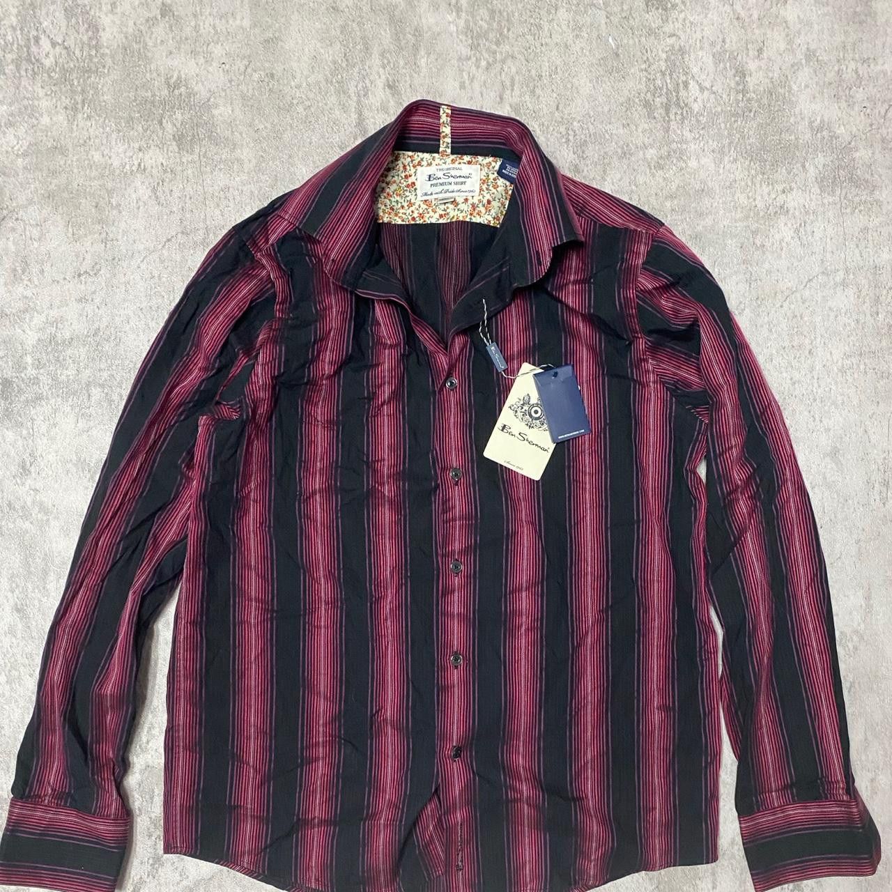 Ben Sherman Ben Sherman red and black striped shirt #stripes Size US M / EU 48-50 / 2 - 1 Thumbnail