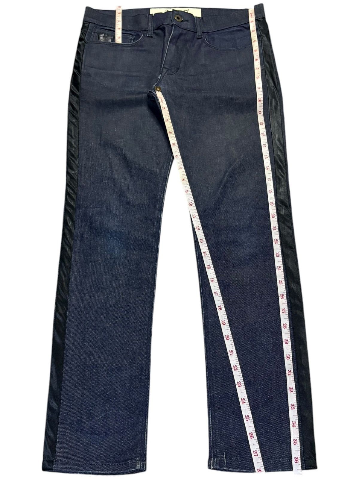 Japanese Brand Vintage April 77 Waxed Denim Size 30" / US 8 / IT 44 - 14 Thumbnail