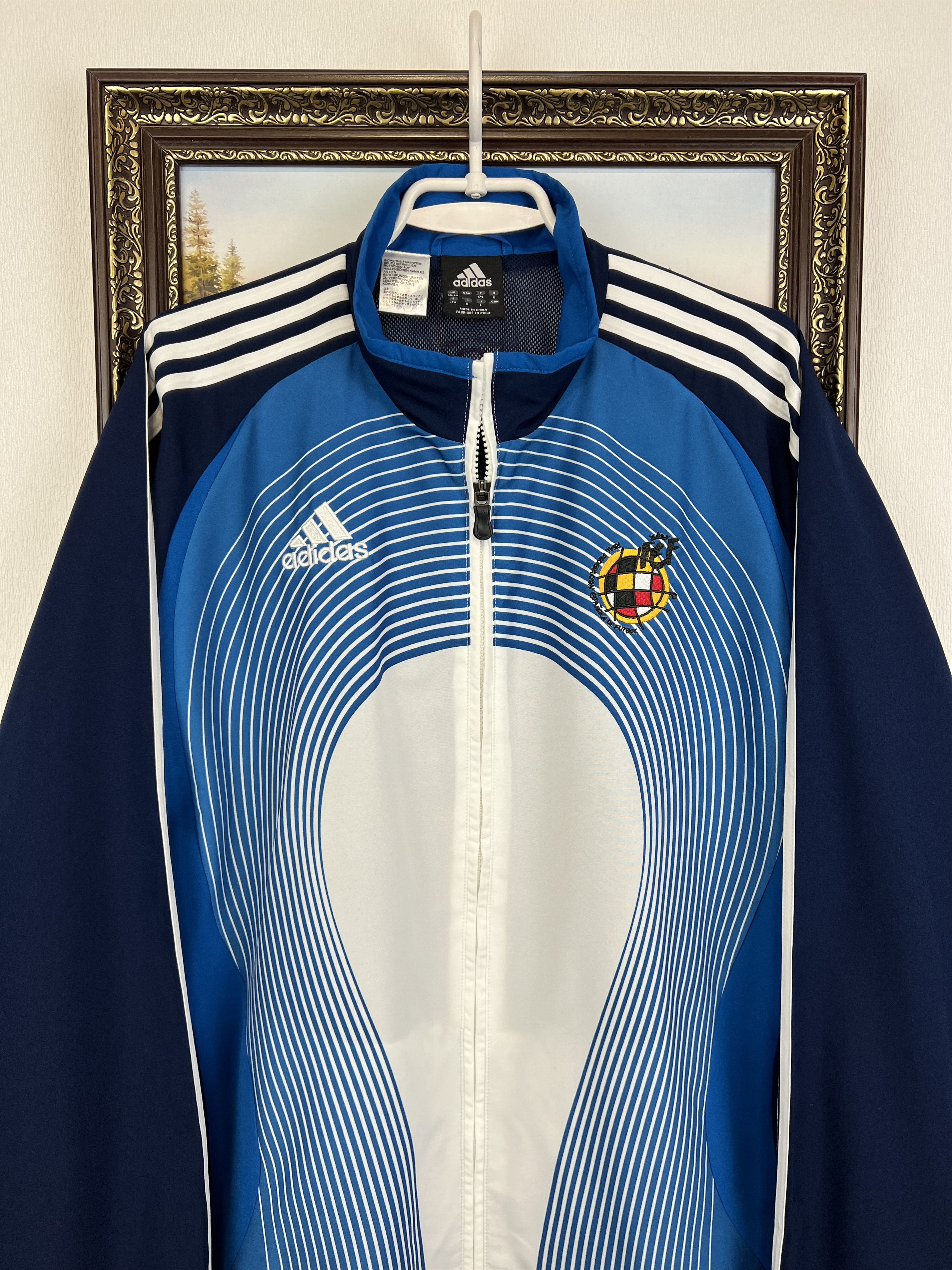 Adidas Spain Football Jacket Soccer Track Top World Cup National Size US M / EU 48-50 / 2 - 2 Thumbnail