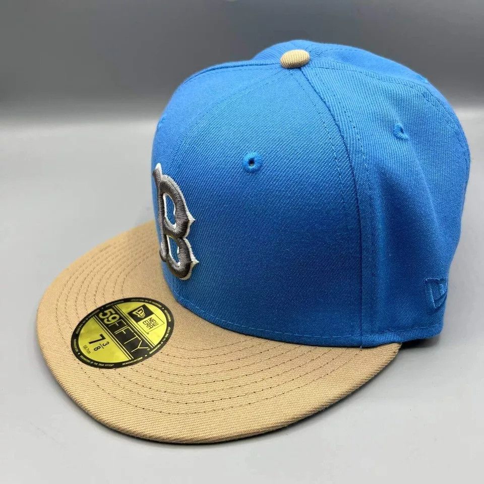 New Era Boston Red Sox Hat Men 7 3/8 59Fifty New Era MLB Fitted Cap Size ONE SIZE - 4 Thumbnail