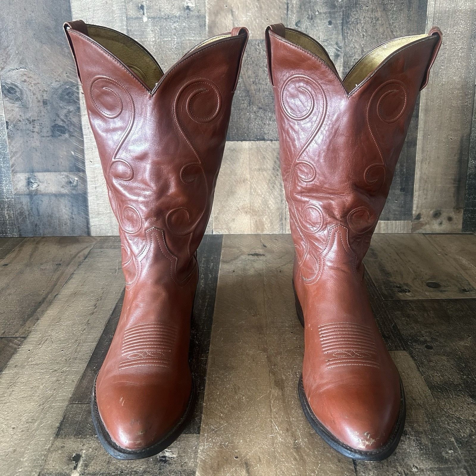 Tony Lama Tony Lama Vintage Western Cowboy Boots Mens 13 D Size US 13 / EU 46 - 7 Thumbnail