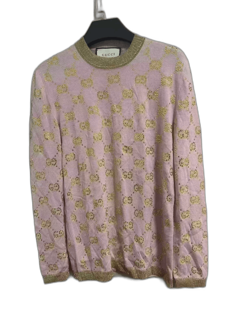 Gucci Gucci Gold Line Knit Sweater Size XS / US 0-2 / IT 36-38 - 1 Thumbnail