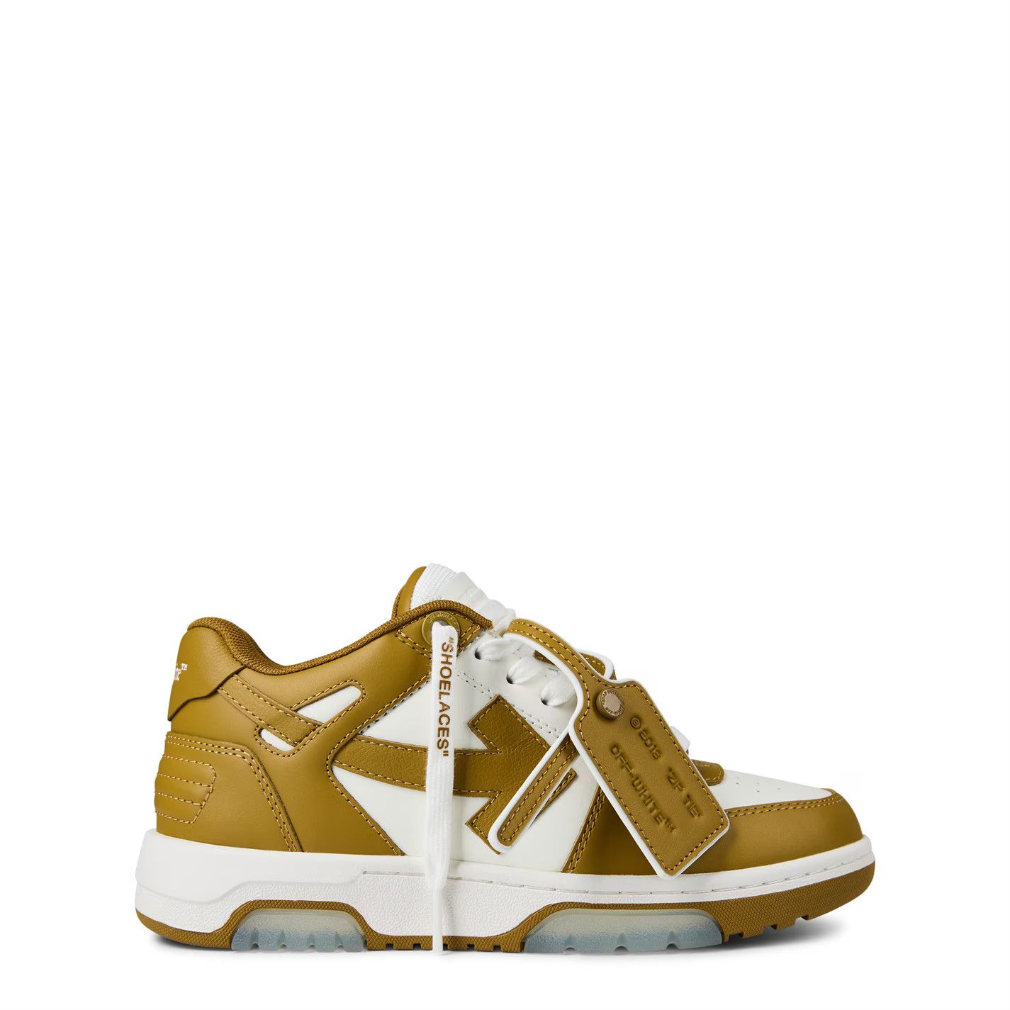 Off-White o1g2r1mq1224 Office Trainer in White & Mustard Size US 10 / IT 40 - 1 Thumbnail