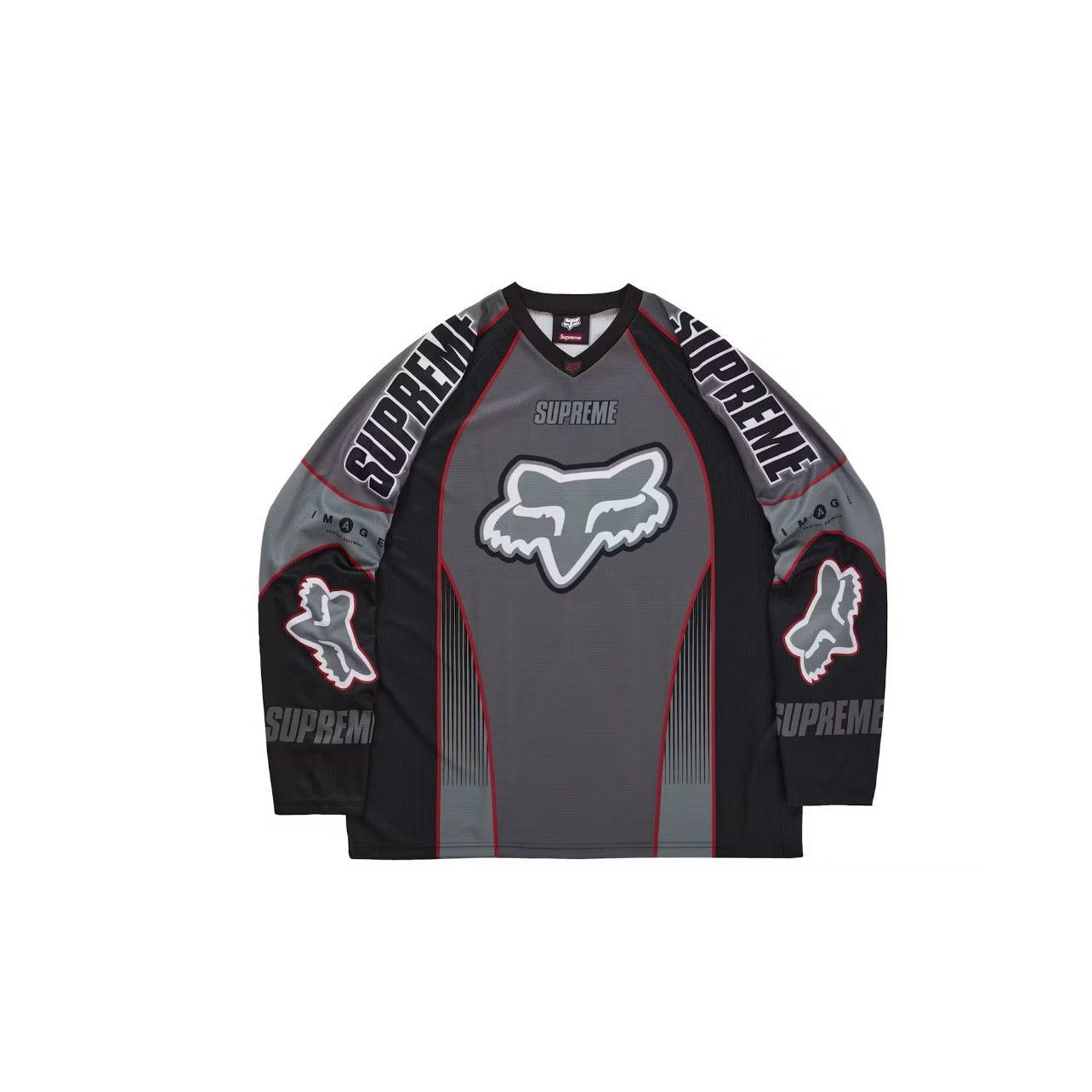 Fox Racing × Supreme Supreme Fox Racing DMX Jersey Black Size