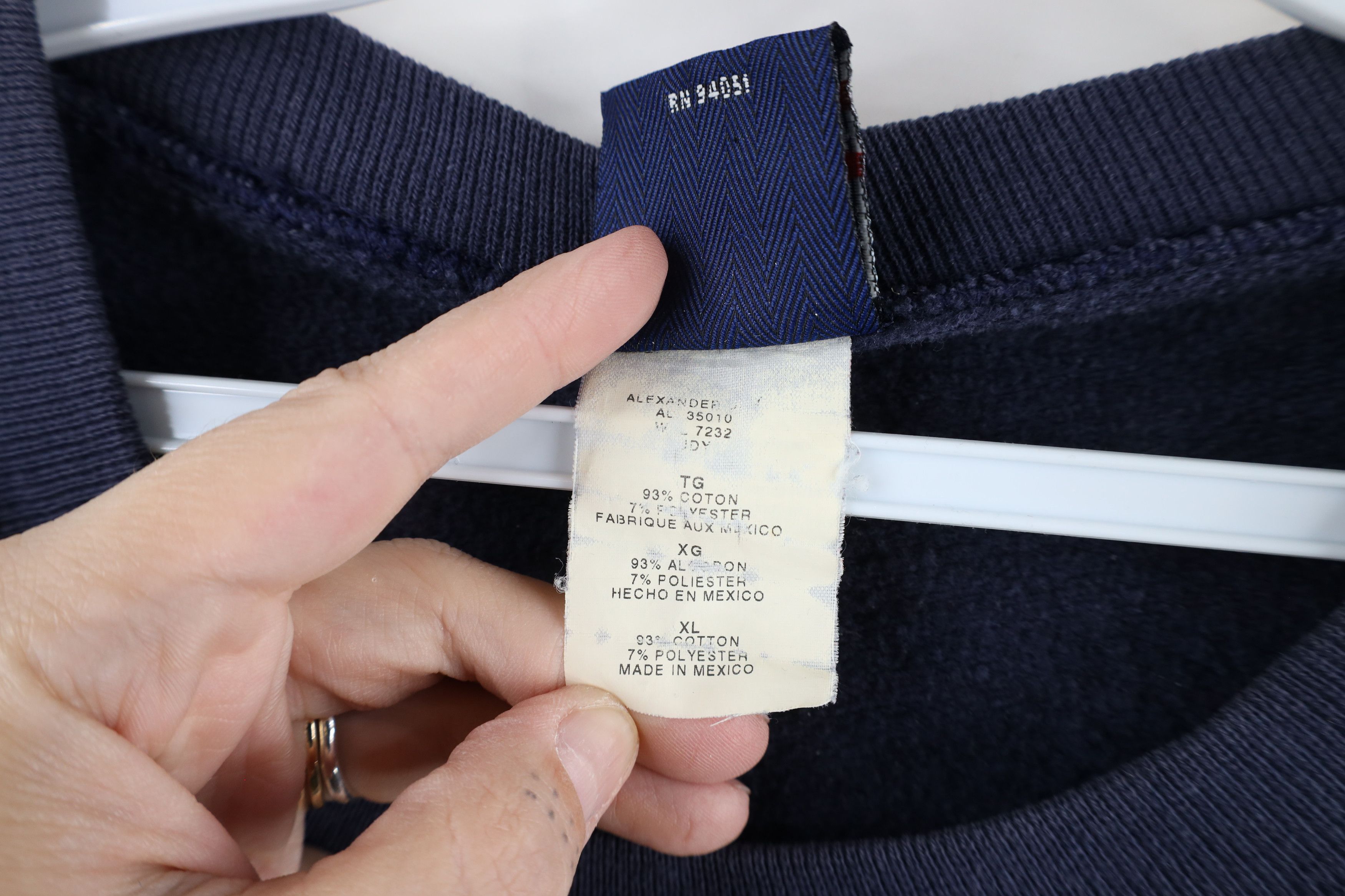 Vintage Vintage 90s University of Michigan Crewneck Sweatshirt Size US XL / EU 56 / 4 - 6 Thumbnail