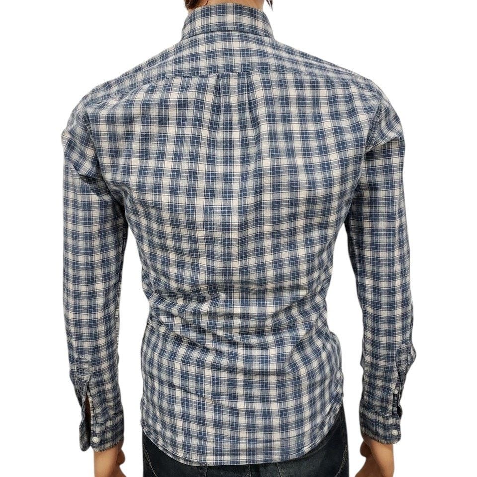J.Crew J. Crew Shirting Slim Fit Blue Plaid Check Button down S Size US S / EU 44-46 / 1 - 8 Thumbnail