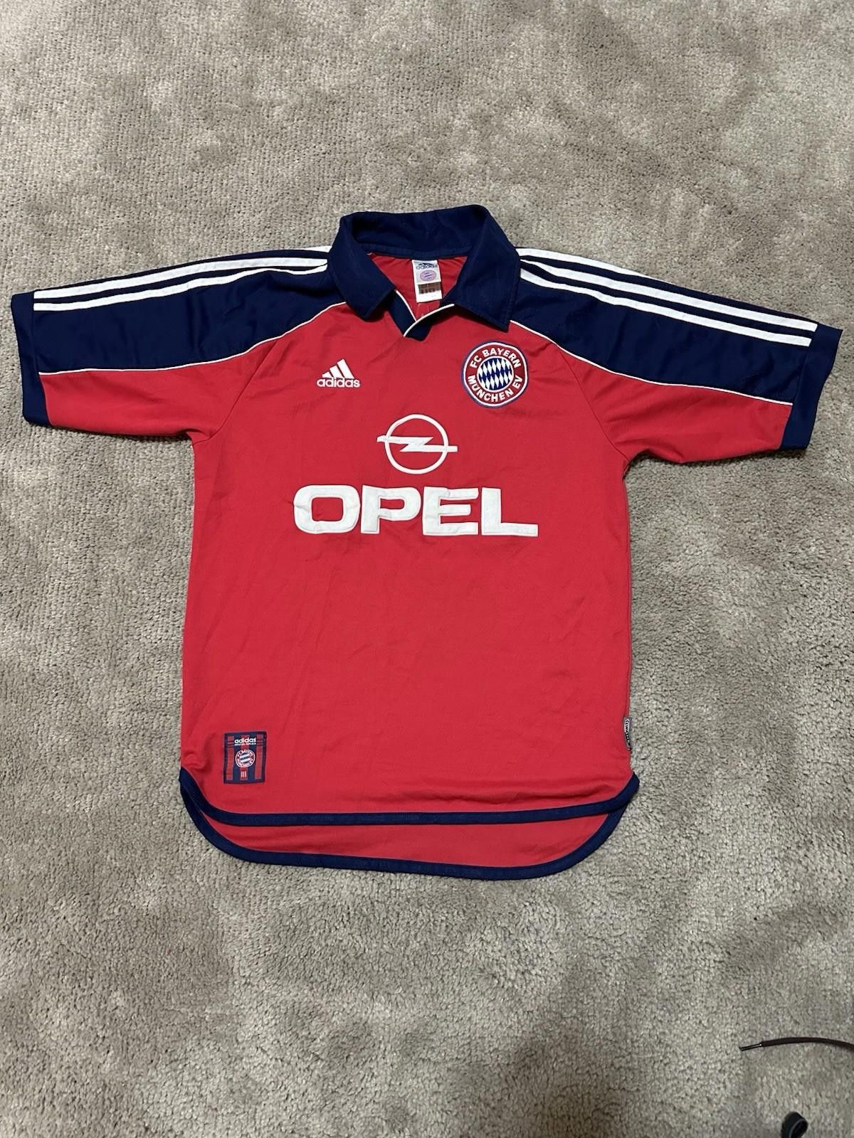 Adidas BAYERN MUNCHEN 1999-01 HOME FOOTBALL SHIRT SOCCER JERSEY S Size US S / EU 44-46 / 1 - 1 Thumbnail