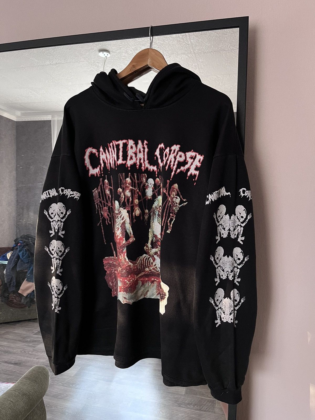 Band Tees Rock T Shirt Vintage Vintage Cannibal Corpse Death Metal Band Hoodie Grailed