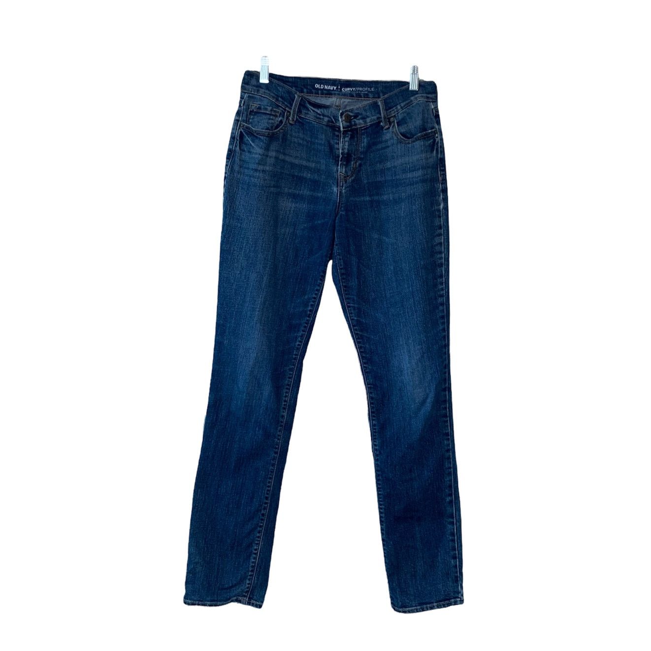 Old Navy Old Navy curvy blue straight legs jeans size 2 Size 26" / US 2 / IT 38 - 1 Thumbnail