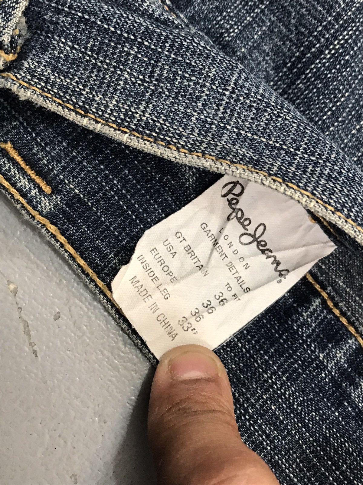 Pepe Jeans × Vintage Y2K Style Pepe Denim Worxx Size US 36 / EU 52 - 11 Thumbnail