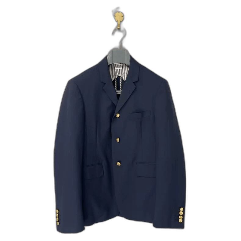 Thom Browne Thom Browne Gold Button Suit Size 2-yf Size US M / EU 48-50 / 2 - 1 Thumbnail