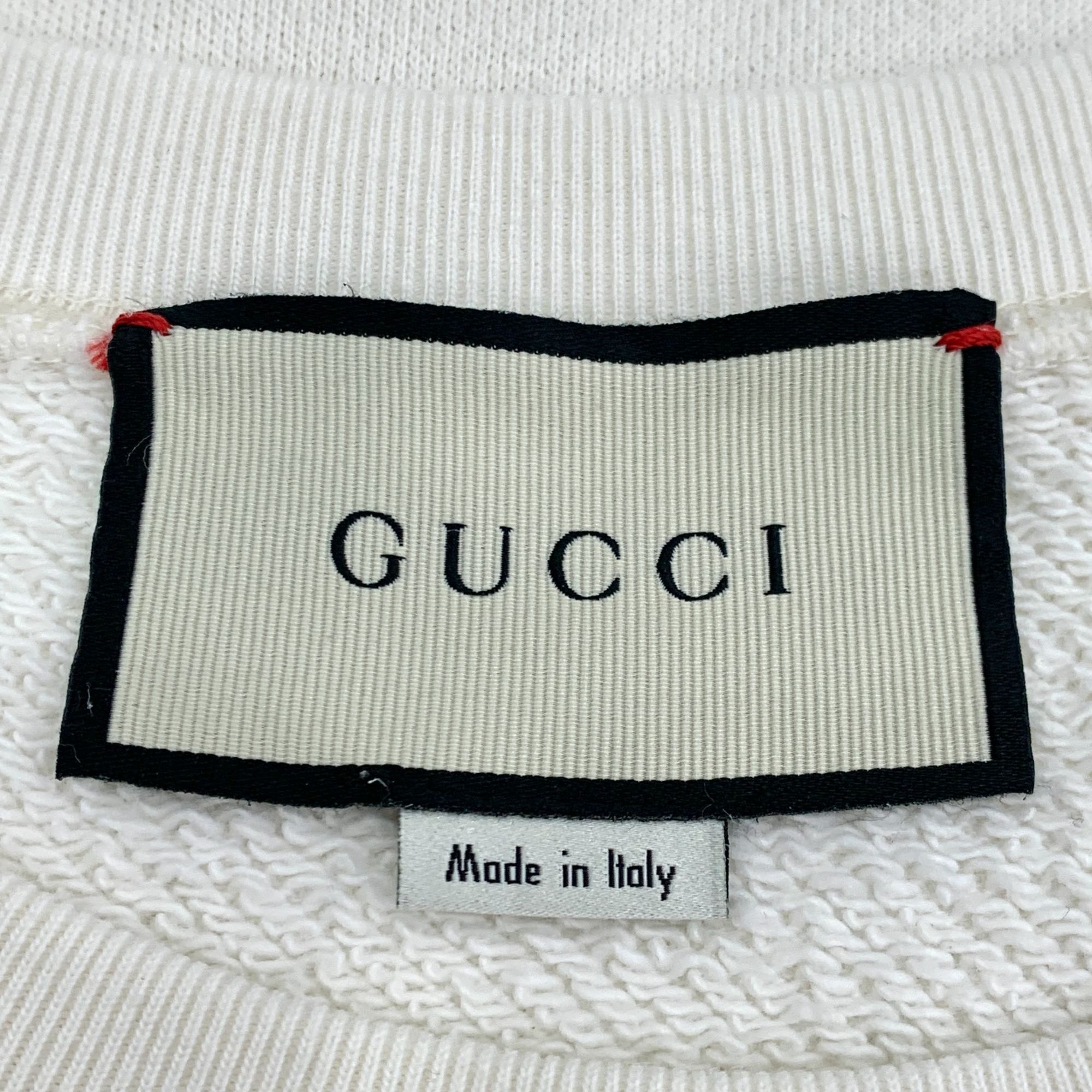 Gucci Gucci Sweatshirt With Leopard Embroidery Graphic Logo Size L / US 10 / IT 46 - 6 Thumbnail