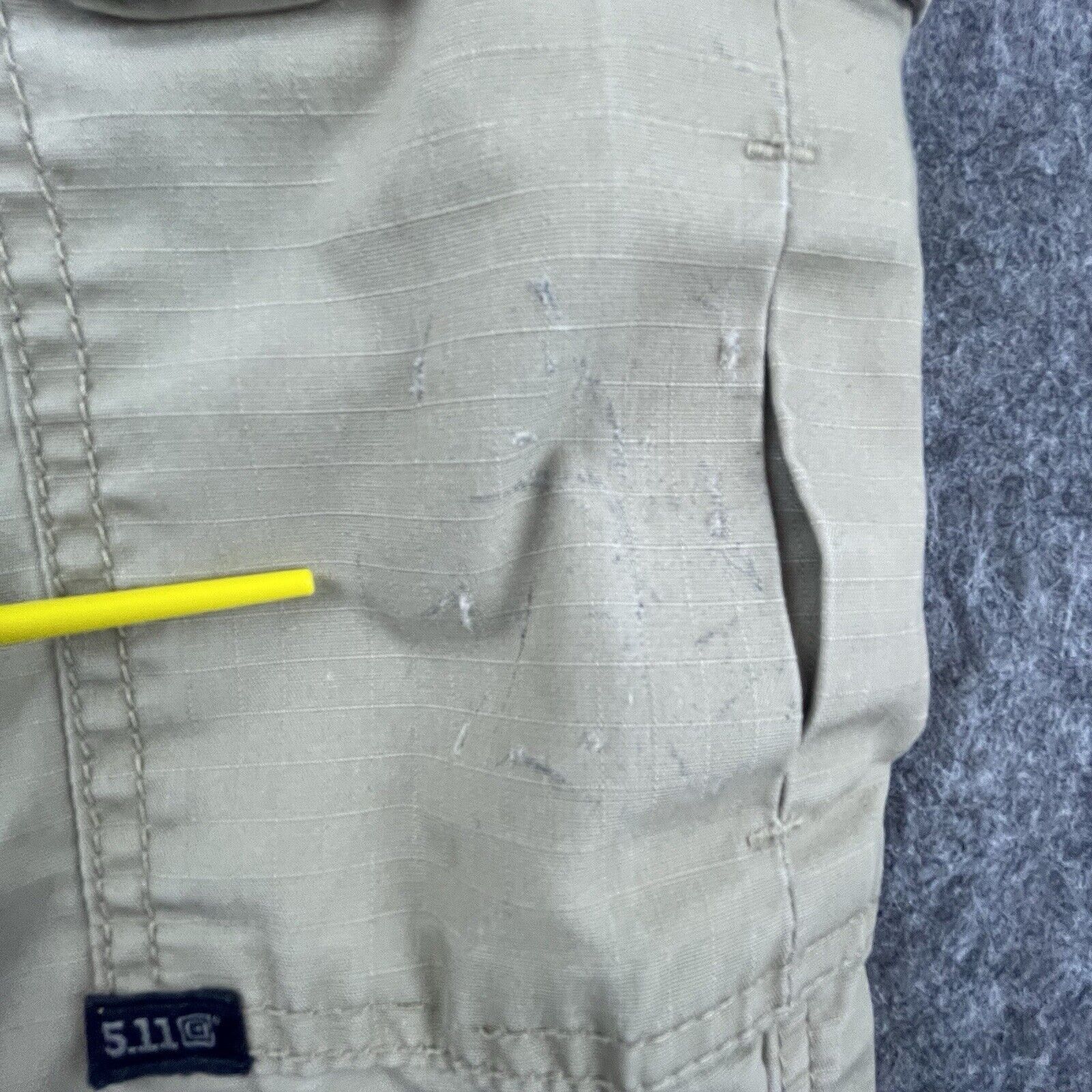 5.11 5.11 Tactical Pants Mens 42 Khaki Ripstop Cargo Straight Size US 42 / EU 58 - 3 Thumbnail