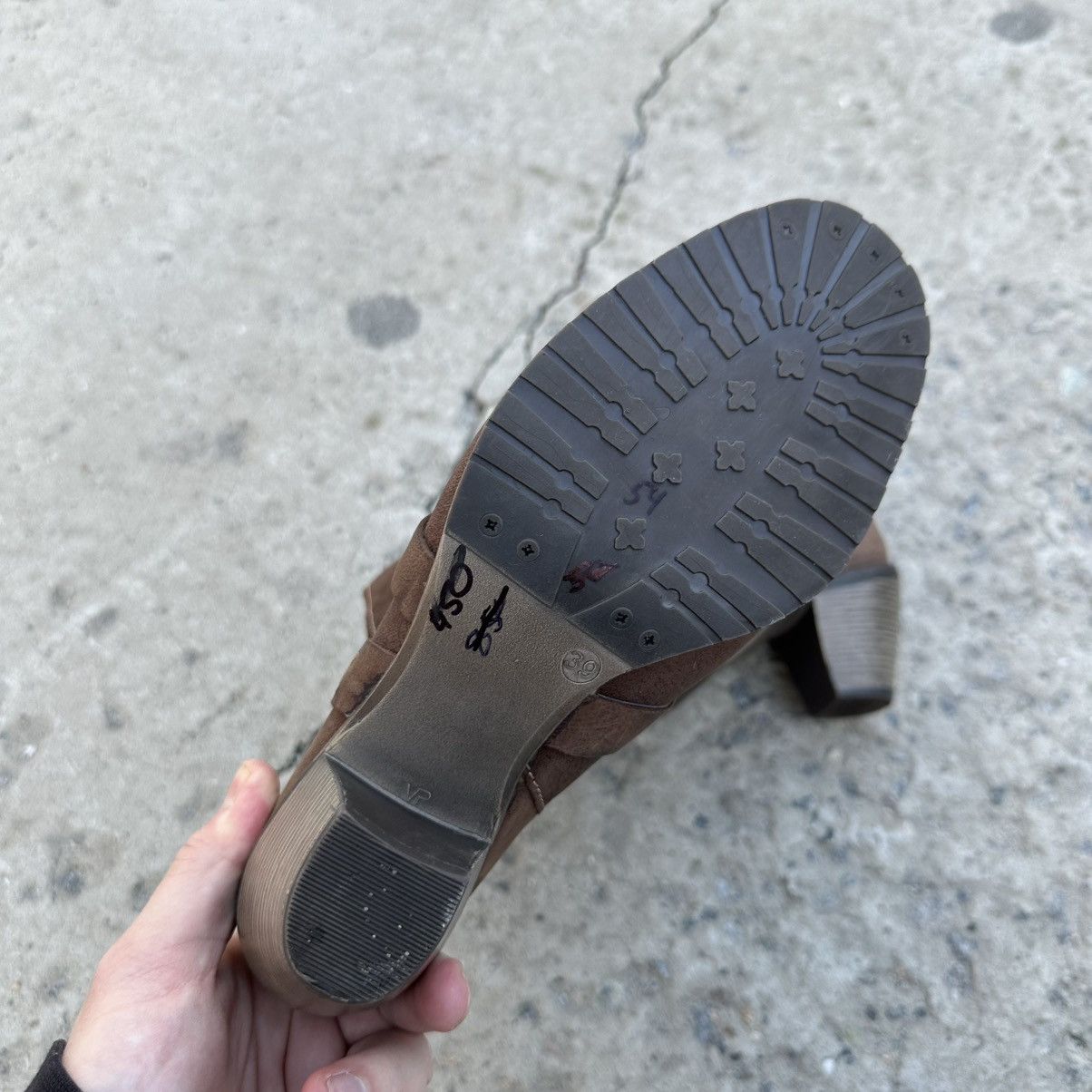 Hypebeast Vintage Women’s Leather Boots Tamari’s Size 39 Winter Y2K Size US 9 / IT 39 - 6 Thumbnail