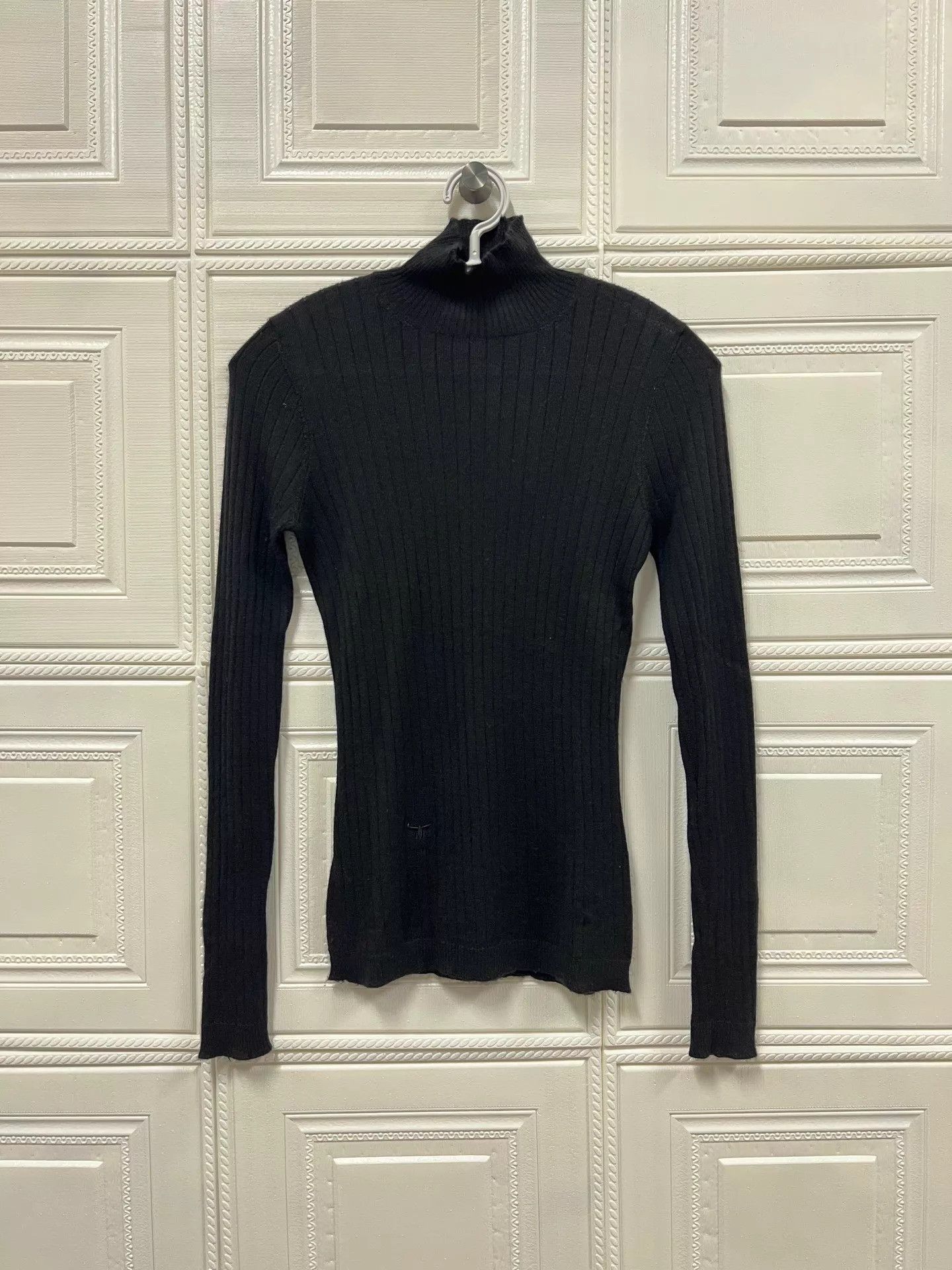 Christian Dior Monsieur Dior Bee Embroidery Black Turtleneck Knit 34 Size XS / US 0-2 / IT 36-38 - 1 Thumbnail