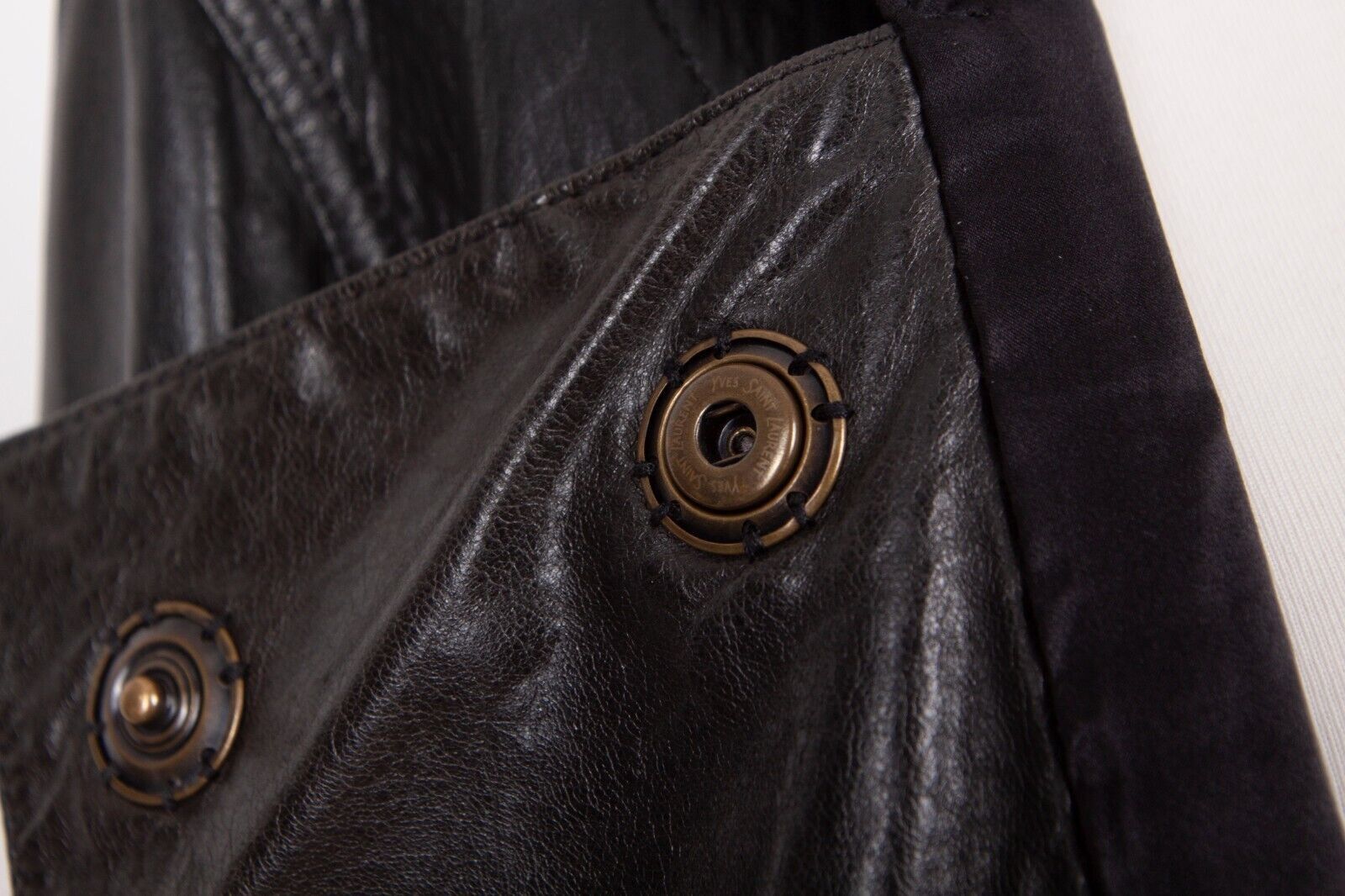 YSL by Tom Ford – Iconic Leather Jacket, Size 38 M