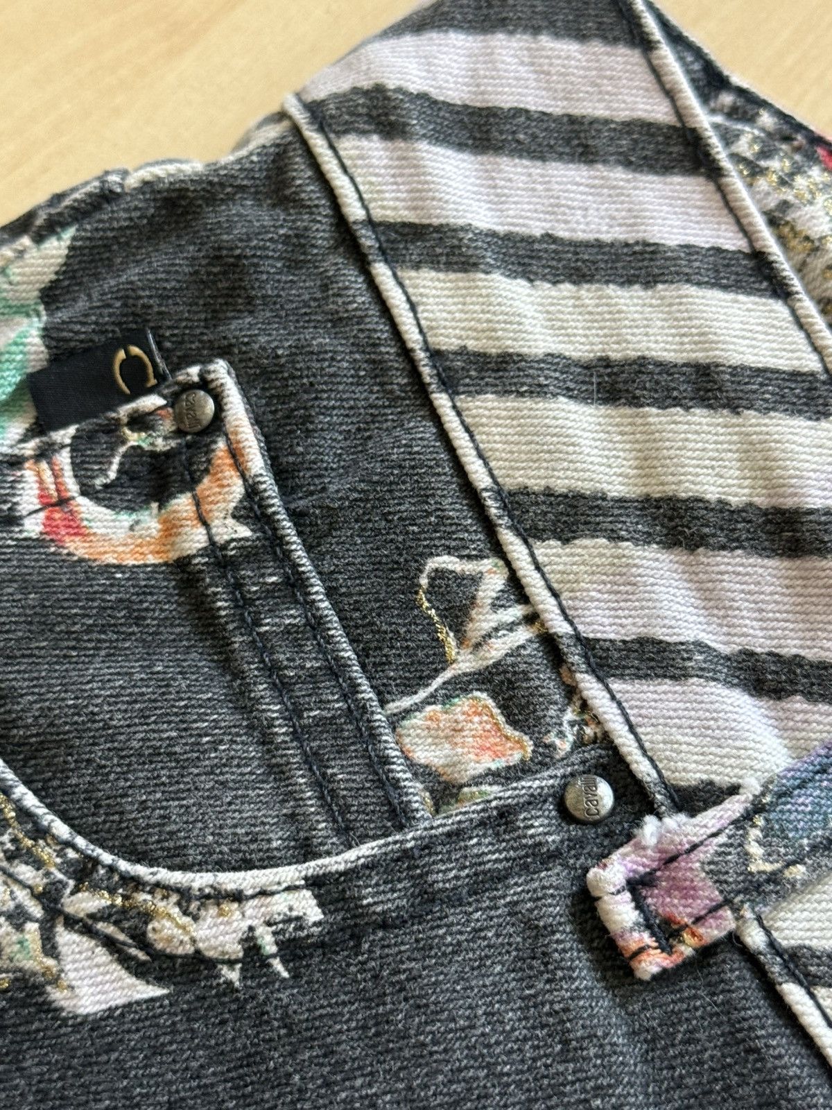 Just Cavalli Just Cavalli vintage Fullprint avant garde skinny jeans Size 26" / US 2 / IT 38 - 7 Thumbnail