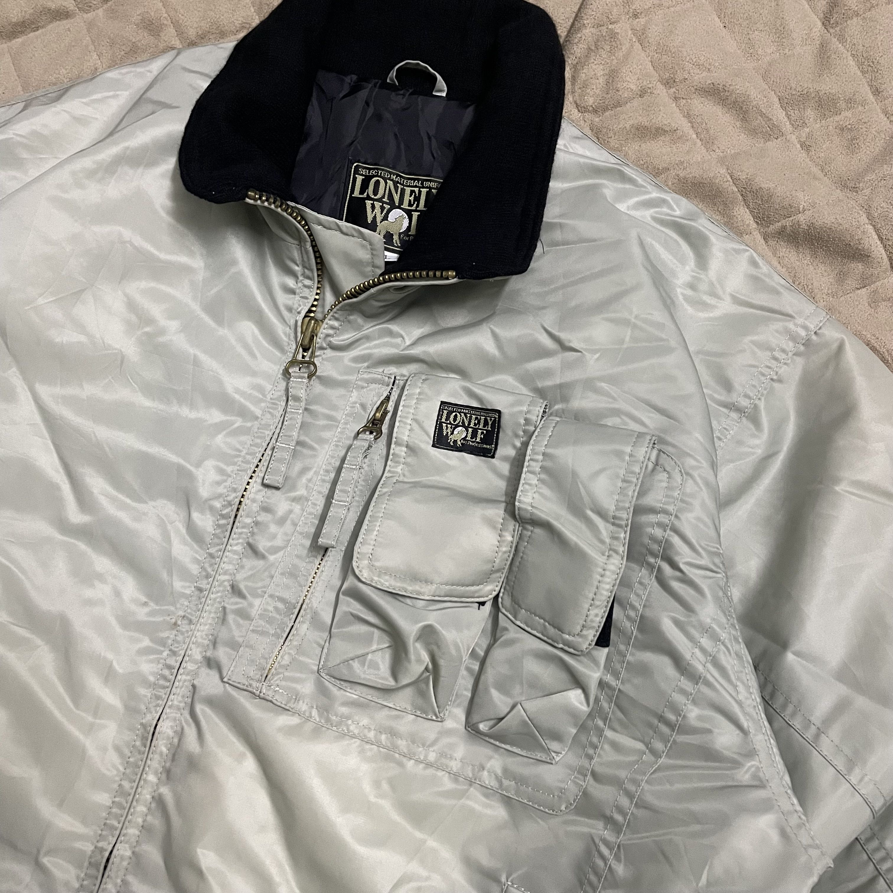 Kansai Yamamoto Lonely Wolf Flight bomber jacket Size US L / EU 52-54 / 3 - 2 Thumbnail