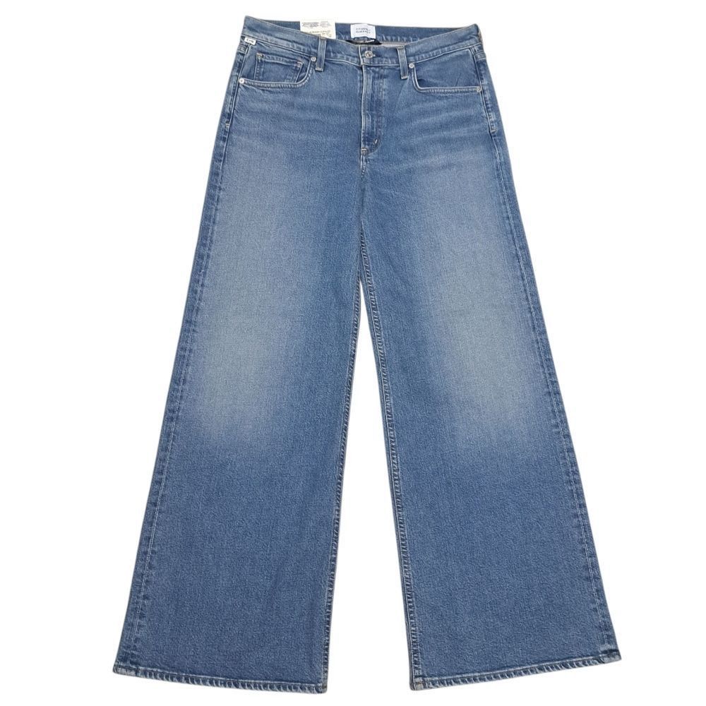 Citizens Of Humanity Citizen Of Humanity Loli Mid Rise Baggy Wide-Leg Boho Jeans Size 29" - 3 Thumbnail