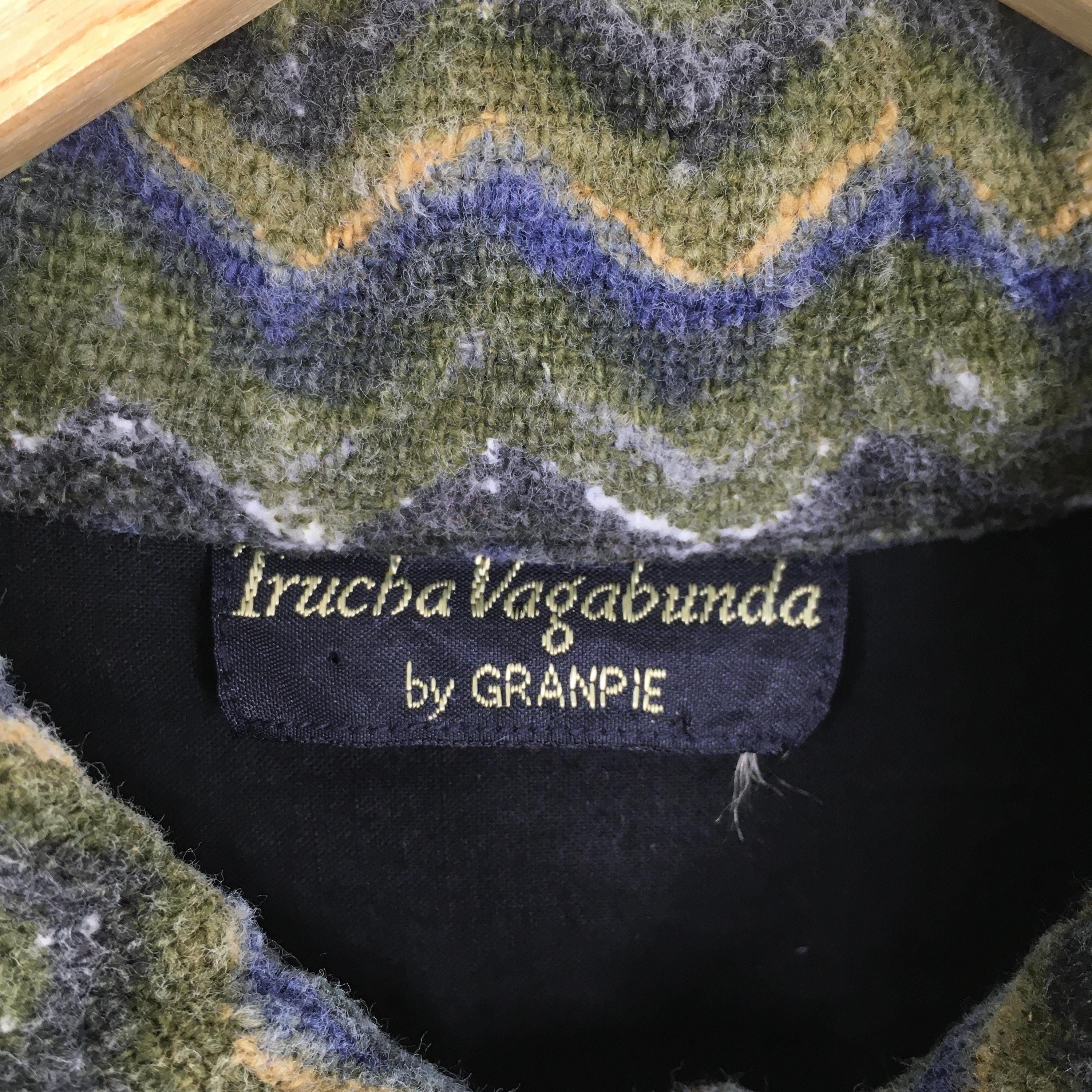 Tribal Streetwear × Vintage Vintage 90's Trucha Vagabunda Pattern Native Shirt XLarge Size US XL / EU 56 / 4 - 5 Thumbnail