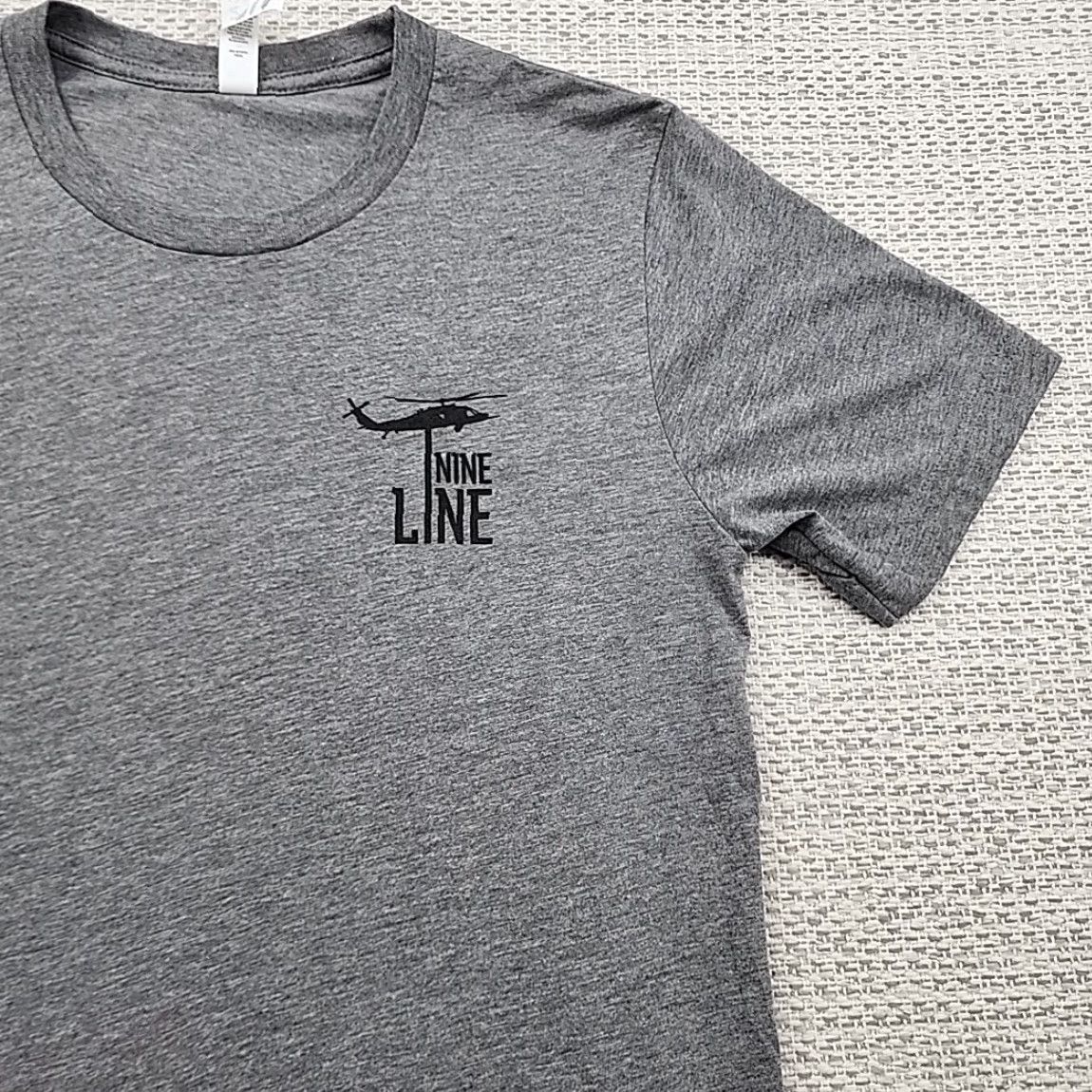 Born Nine Line T Shirt Adult Small Born Free 1776 Gray Short Sleeve Patriotic Graphic Print Military Classic Mens Size US S / EU 44-46 / 1 - 4 Thumbnail