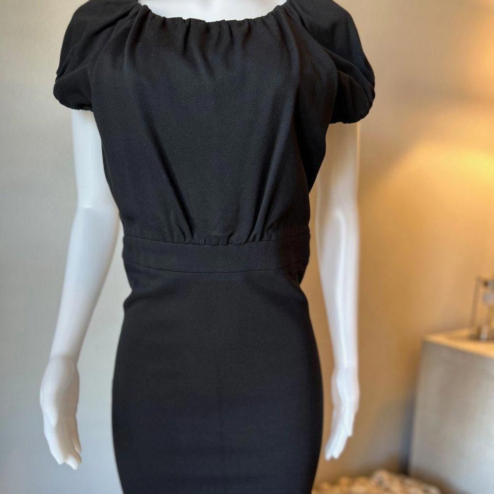 Designer Twelfth Street by Cynthia Vincent Exposed Zipper Black Dress Size M / US 6-8 / IT 42-44 - 6 Thumbnail