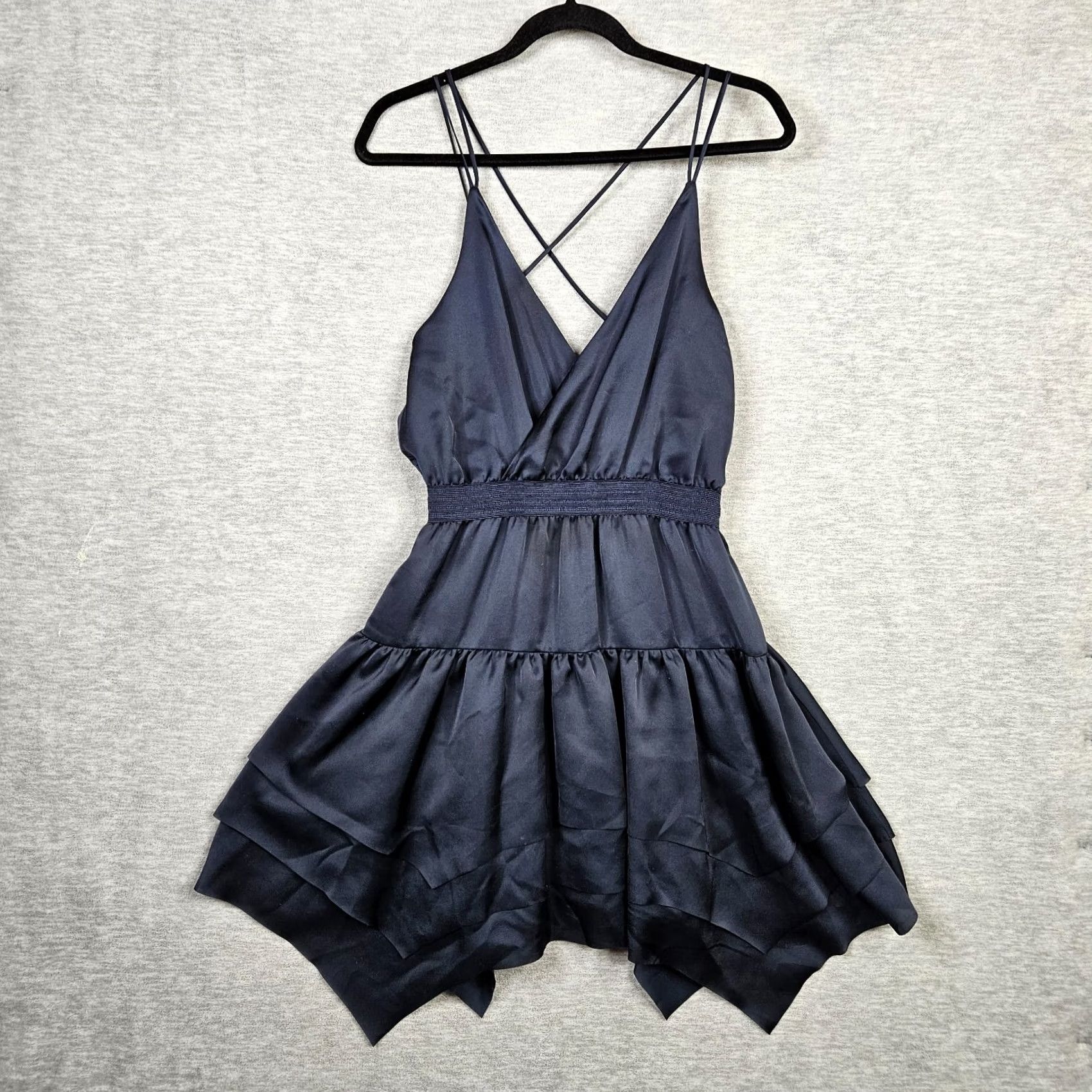 Designers Remix Designers Remix Charlotte ESKILDSEN Women's Navy Blue Party Dress Size 38 Size XS / US 0-2 / IT 36-38 - 2 Thumbnail