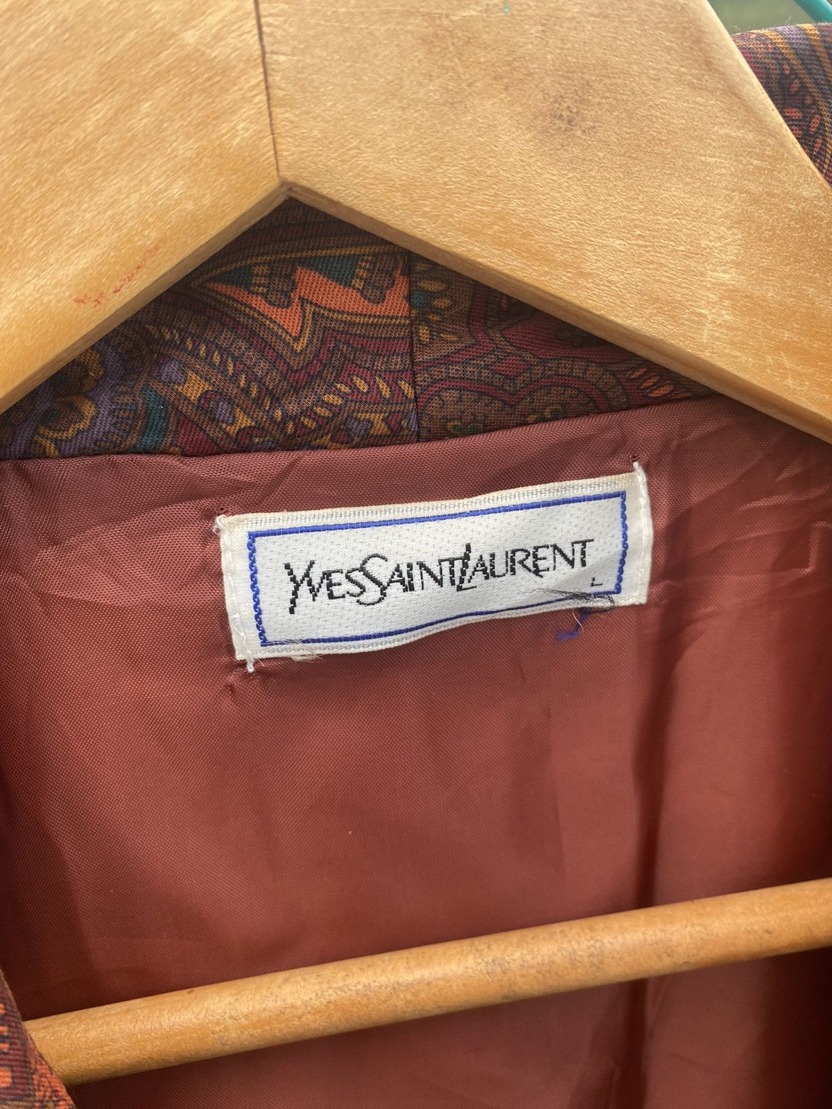 Hedi Slimane × Yves Saint Laurent Yves Saint Lauren Paisley Kimono Size US L / EU 52-54 / 3 - 7 Thumbnail