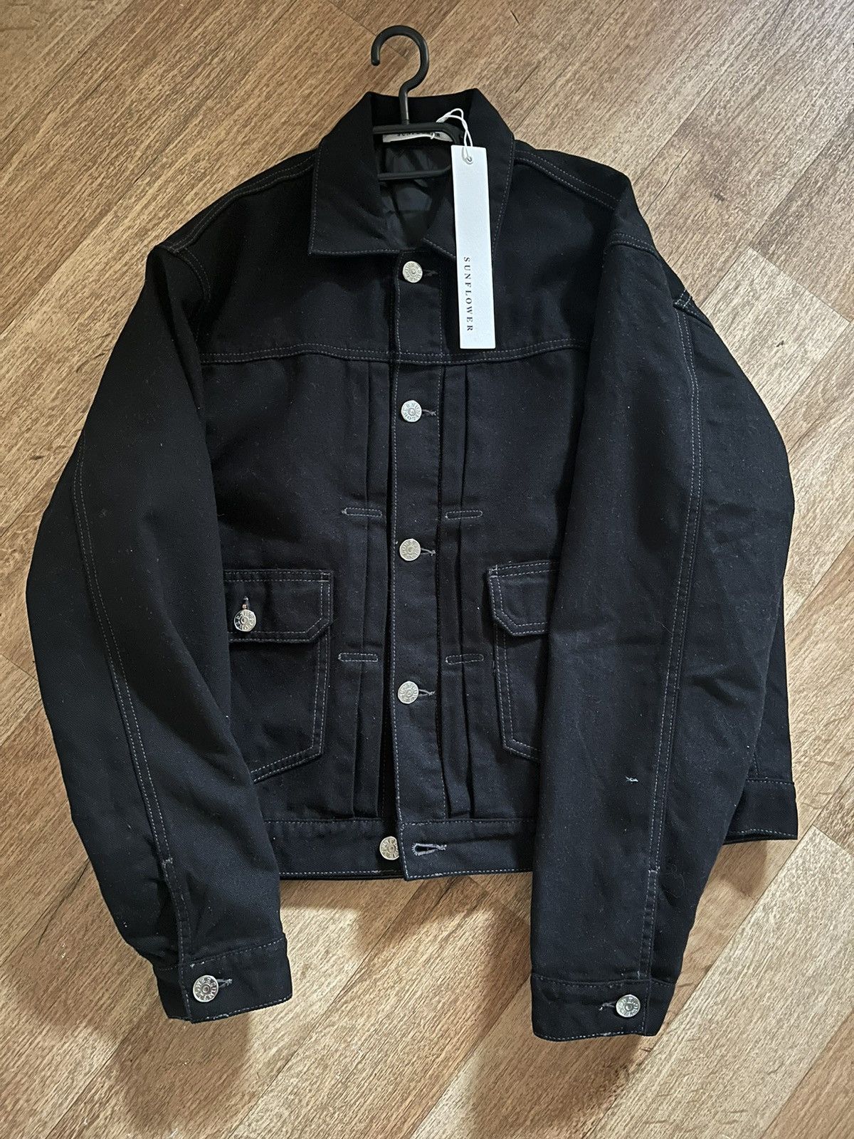 Sunflower Sunflower BoxyType 2 Denim Jacket Black Size S Size US S / EU 44-46 / 1 - 1 Thumbnail