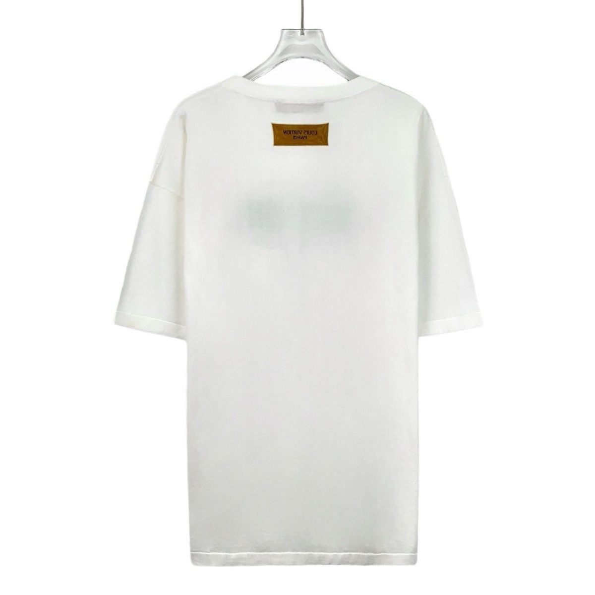 Louis Vuitton White Short-Sleeve Shirt with Green Oval Logo Size US L / EU 52-54 / 3 - 2 Thumbnail
