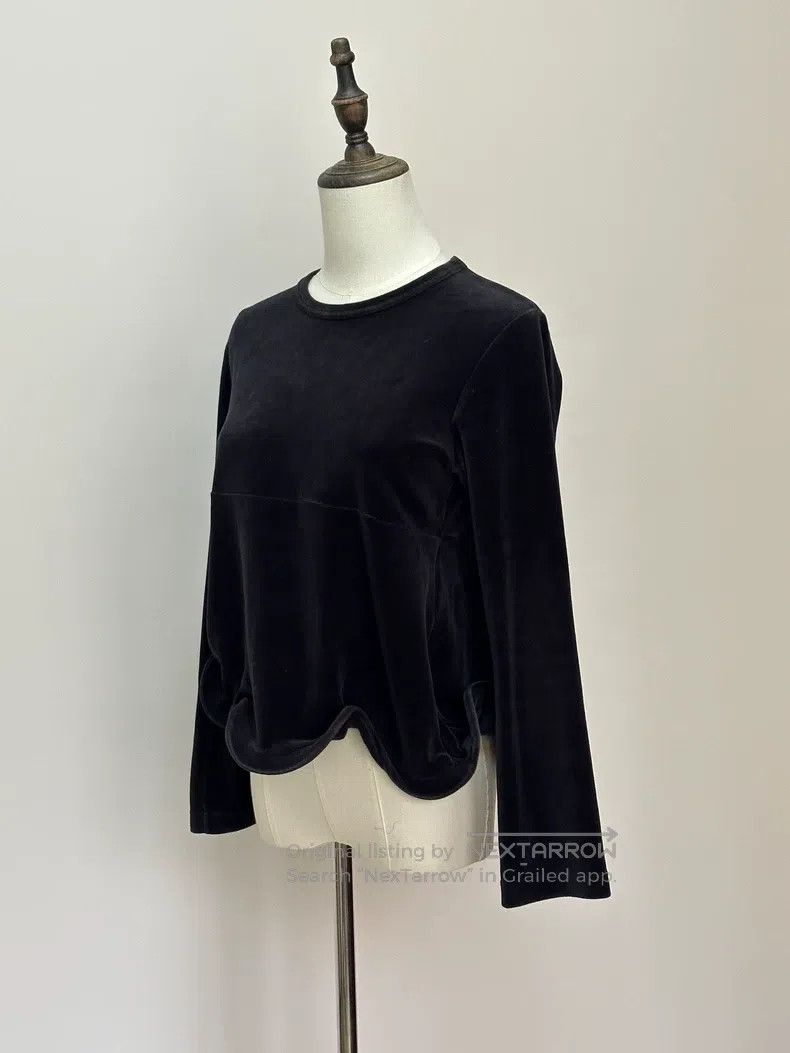 Comme des Garcons Comme Des Garcons Long-sleeved shirt with wavy hem with bl Size XS / US 0-2 / IT 36-38 - 4 Thumbnail