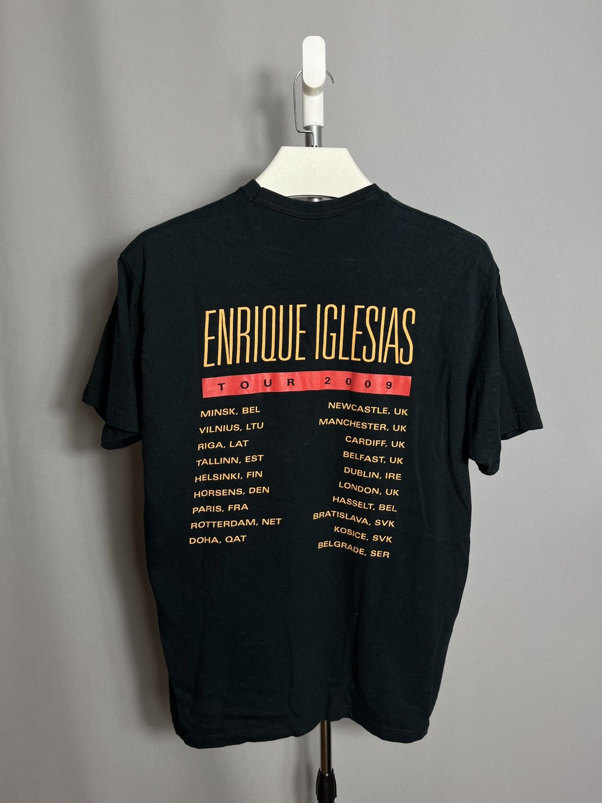 Band Tees Tour 2009 Enrique Iglesias T-Shirt All Over Print Music Size US L / EU 52-54 / 3 - 5 Thumbnail