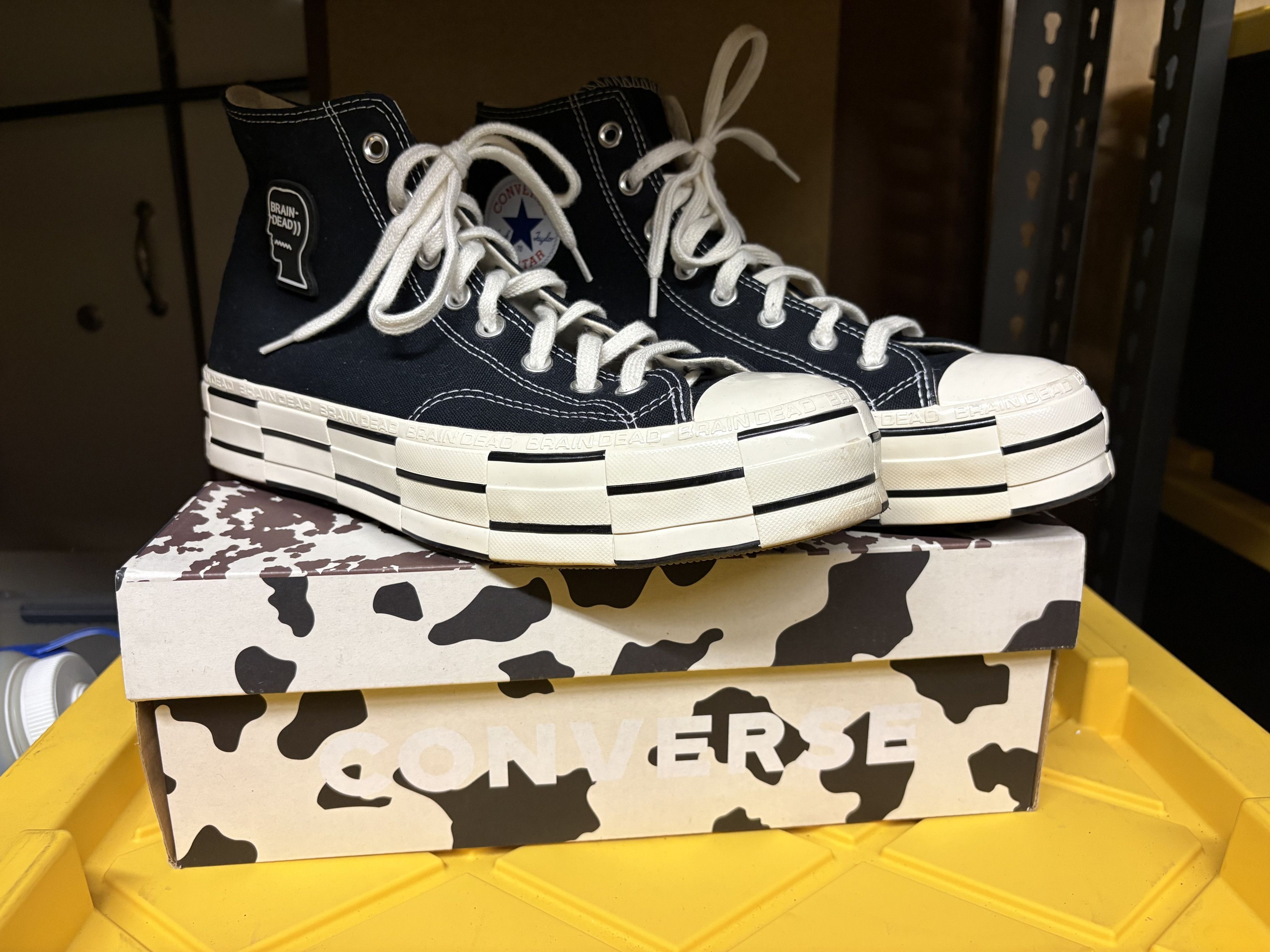 Brain Dead × Converse Brain Dead x Converse Chuck 70 High Black Size US 10 / EU 43 - 1 Thumbnail
