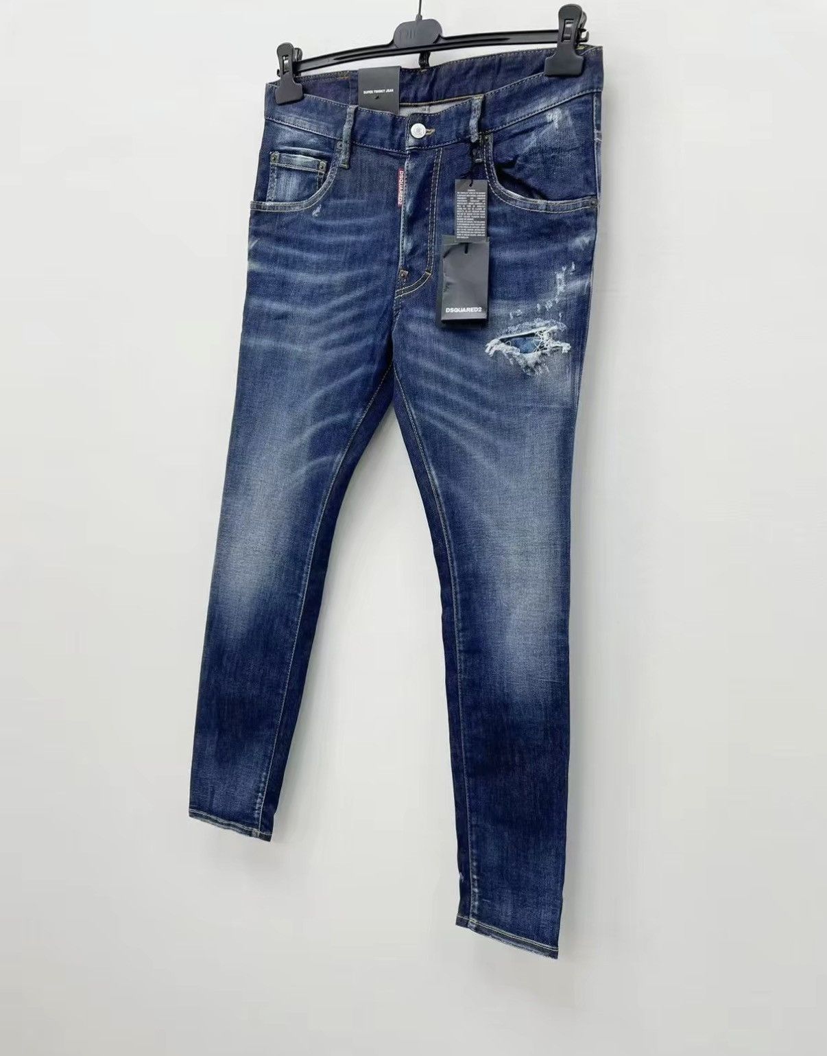 Dsquared2 DSQUARED2 (D2) Stretch Washed Slim Fit Jeans J30 Size US 28 / EU 44 - 2 Thumbnail