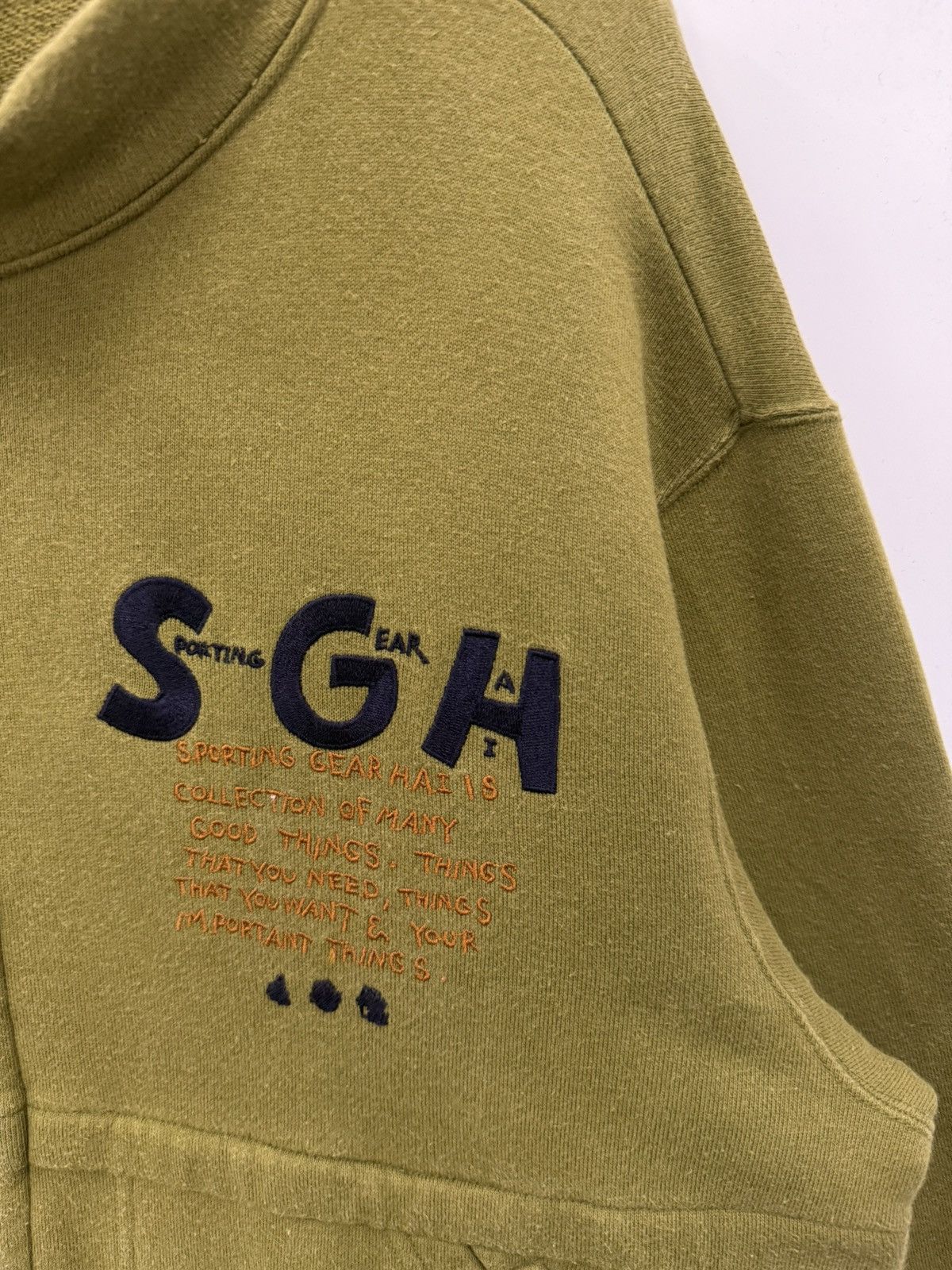 Hai Sporting Gear 🔥 VTG HAI SPORTING GEAR ISSEY MIYAKE SWEAT ZIPPER JACKET -M Size US M / EU 48-50 / 2 - 4 Thumbnail