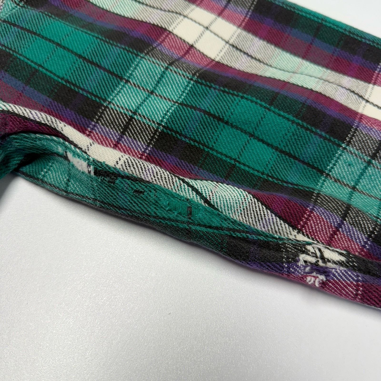 Field & Stream Vintage Field & Stream Plaid Flannel Purple & Green Button Size US XL / EU 56 / 4 - 8 Thumbnail