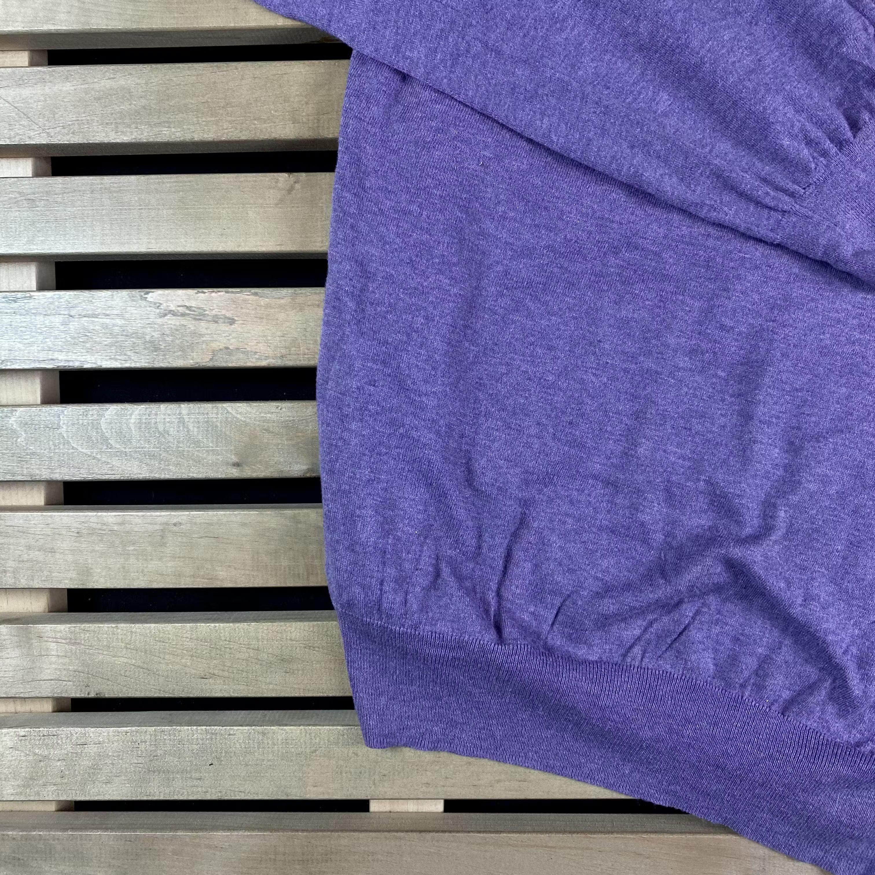 Polo Ralph Lauren × Ralph Lauren × Vintage Men’s Purple Sweater Polo by Ralph Lauren Vintage Size XXL Size US XXL / EU 58 / 5 - 3 Thumbnail