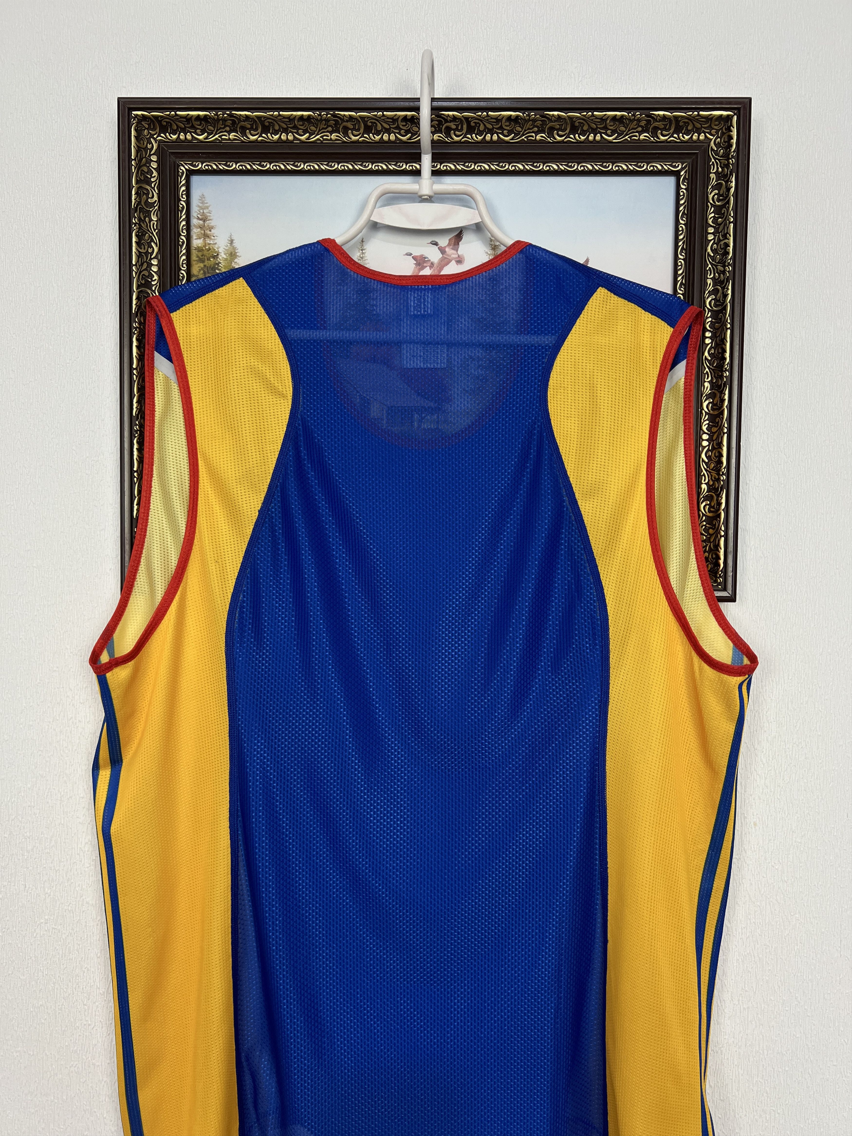 Adidas Vintage Adidas Romania Football Train Vest Soccer Shirt Mens Size US XL / EU 56 / 4 - 11 Thumbnail