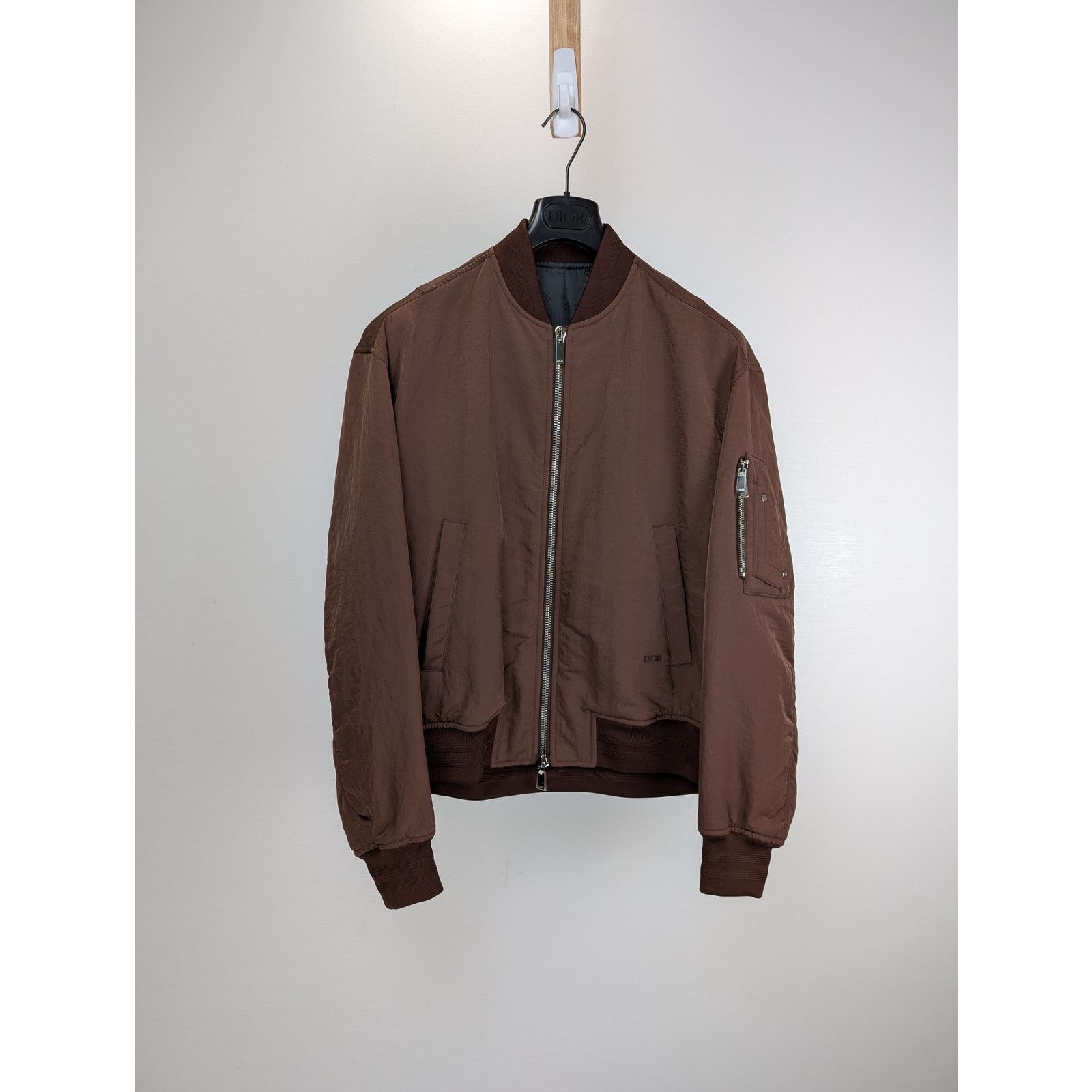 Dior × Travis Scott o1rshd1 Cactus Jack Embroidered Bomber Jacket in Bordeaux Size US M / EU 48-50 / 2 - 2 Thumbnail