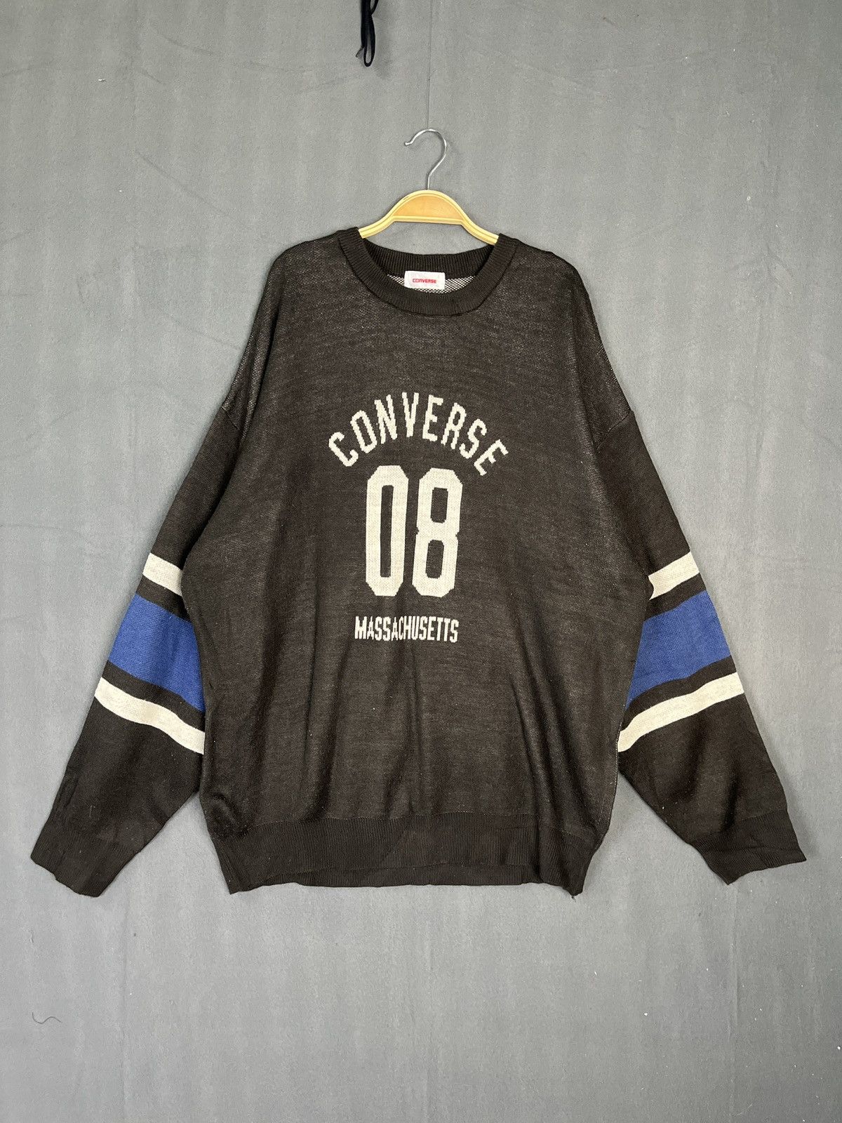 Converse × Japanese Brand Converse Massachusetts Knitted Sweatshirt Size 3L Size US XXL / EU 58 / 5 - 3 Thumbnail