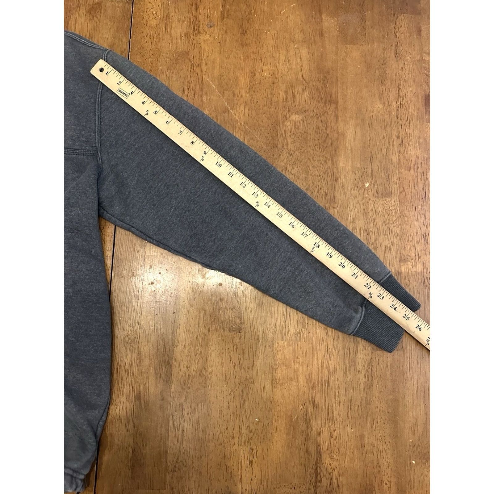 Carhartt Carhartt Sweatshirt Gray Large Anorak 1/4 Zip Original Fit Mens Pullover Cotton Blend Fleece Size US L / EU 52-54 / 3 - 8 Thumbnail