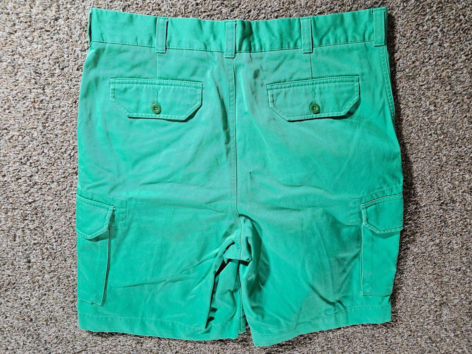 Lands' End Lands End Cargo Shorts Size 35 Green Size US 35 - 7 Thumbnail
